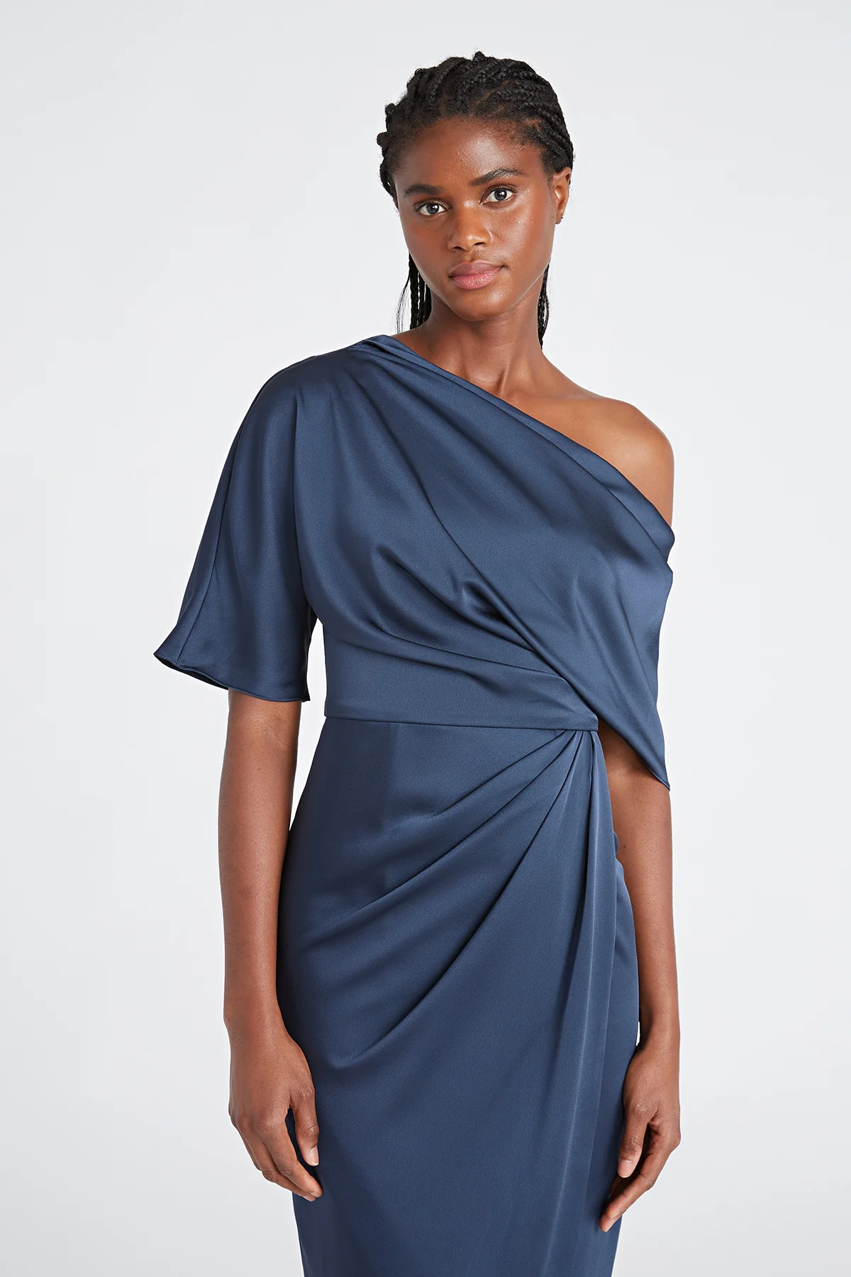 Rayna One Shoulder Draped Gown - Image 3
