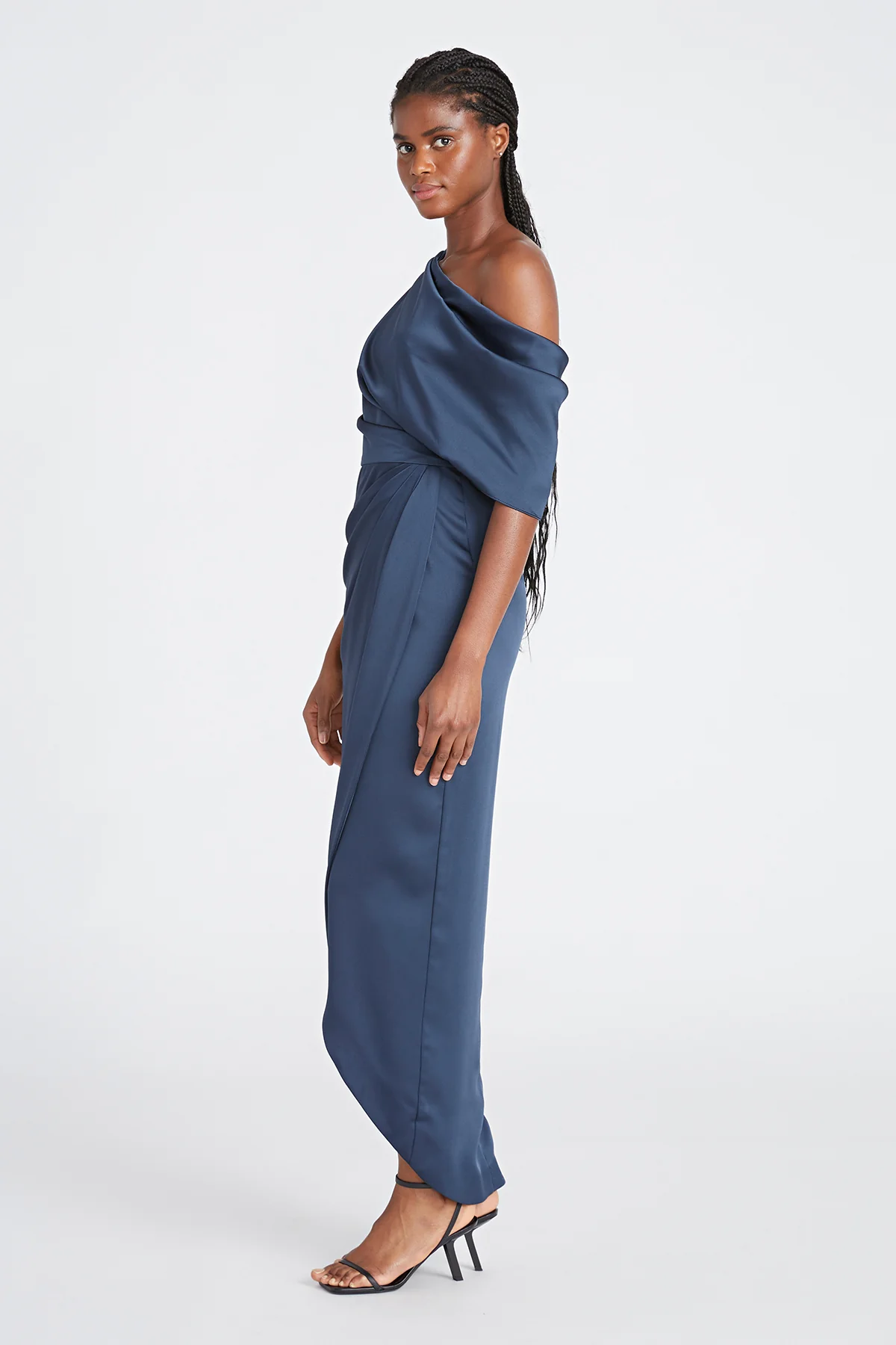 Rayna One Shoulder Draped Gown - Image 4