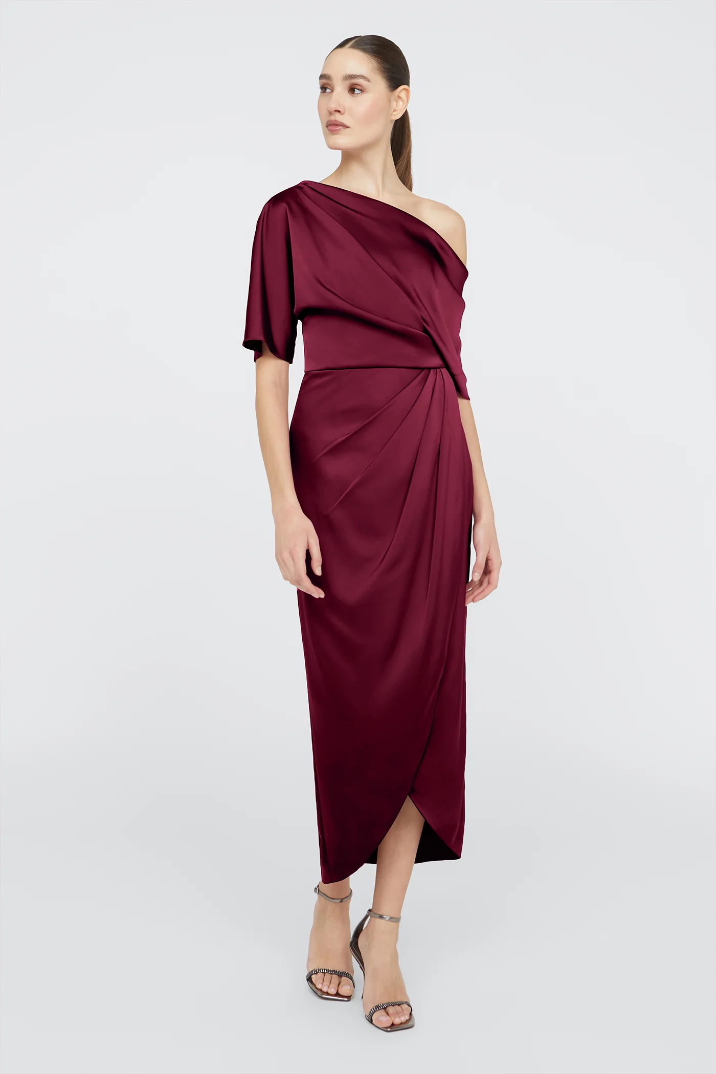 Rayna One Shoulder Draped Gown - Image 5
