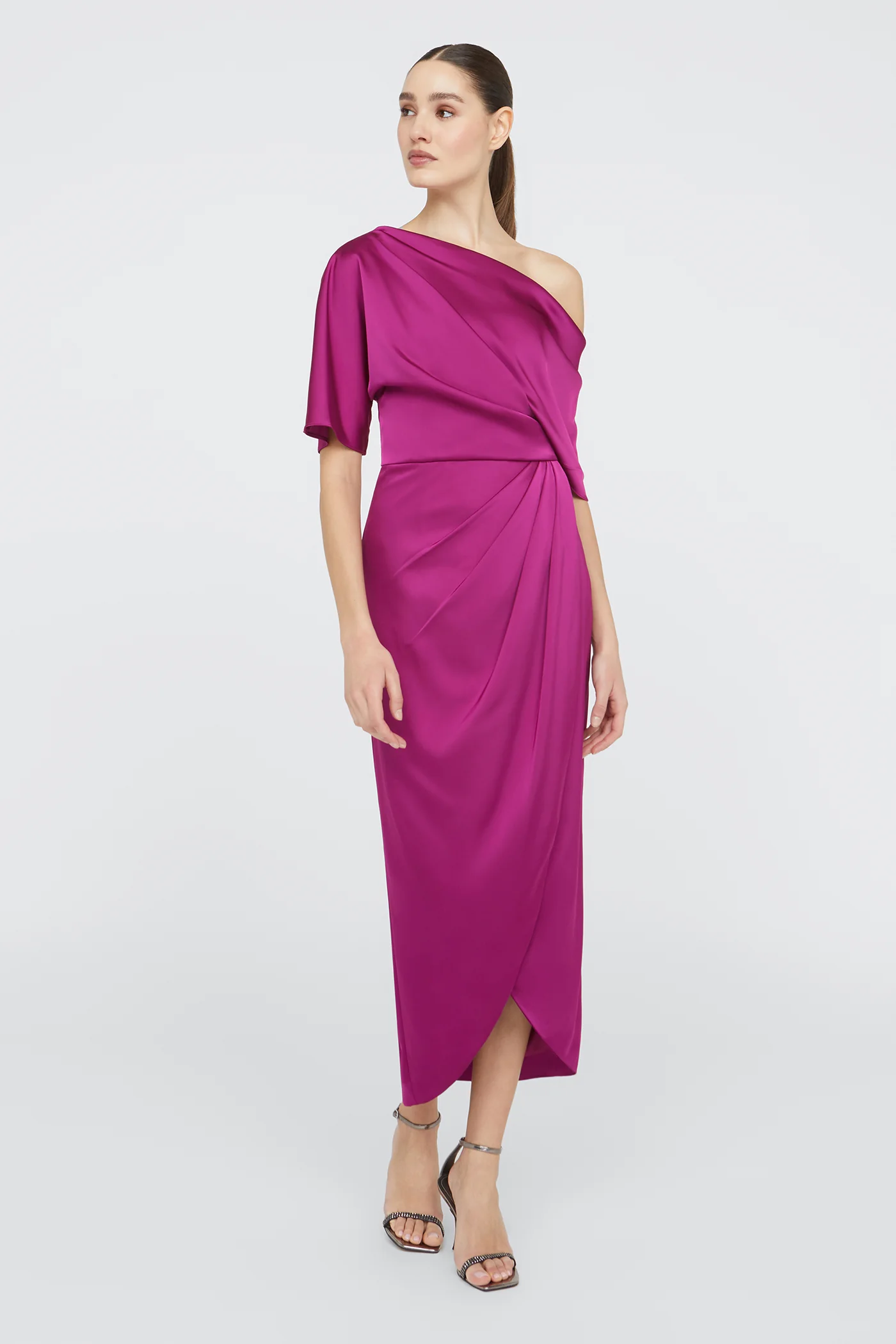Rayna One Shoulder Draped Gown - Image 4