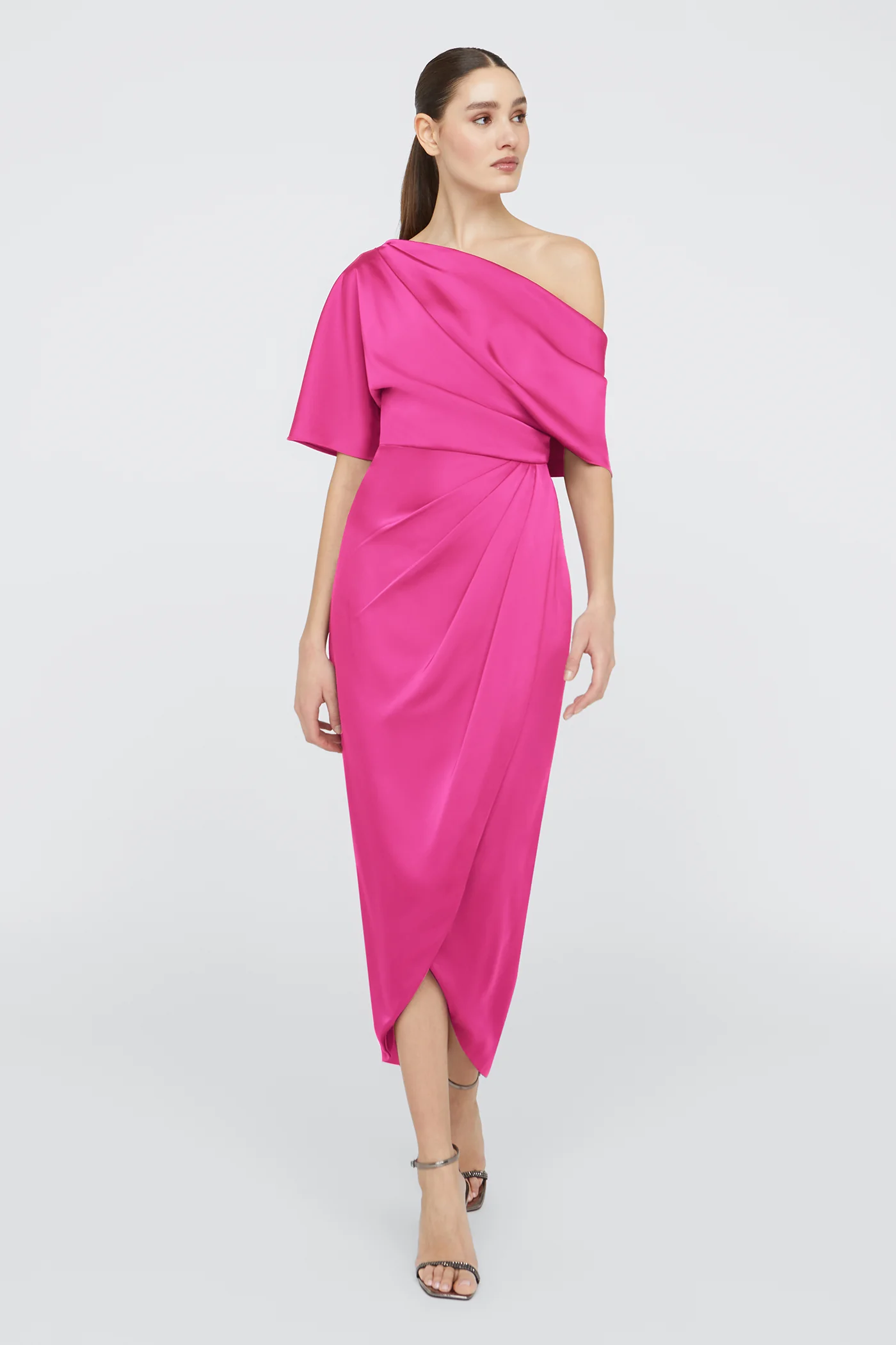 Rayna One Shoulder Draped Gown - Image 5