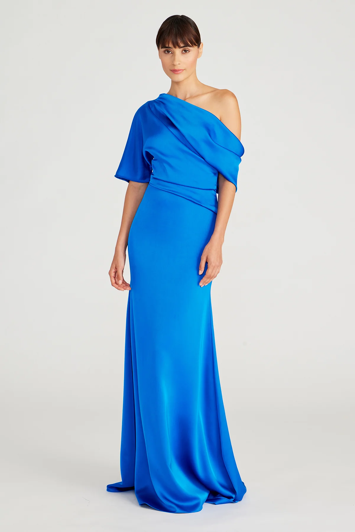 Remi One Shoulder Draped Gown - Image 3