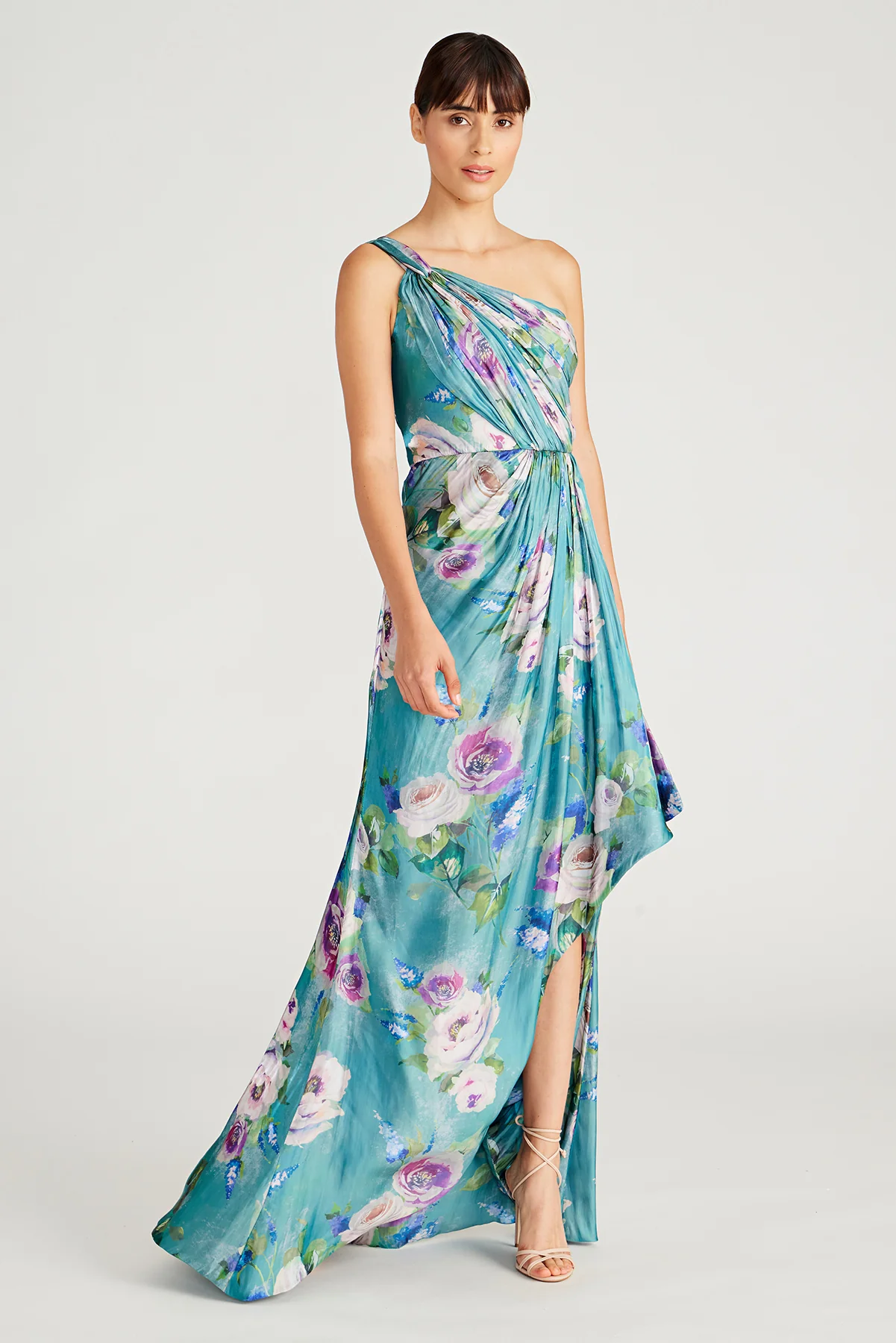 Rhonda One Shoulder Gown - Image 3