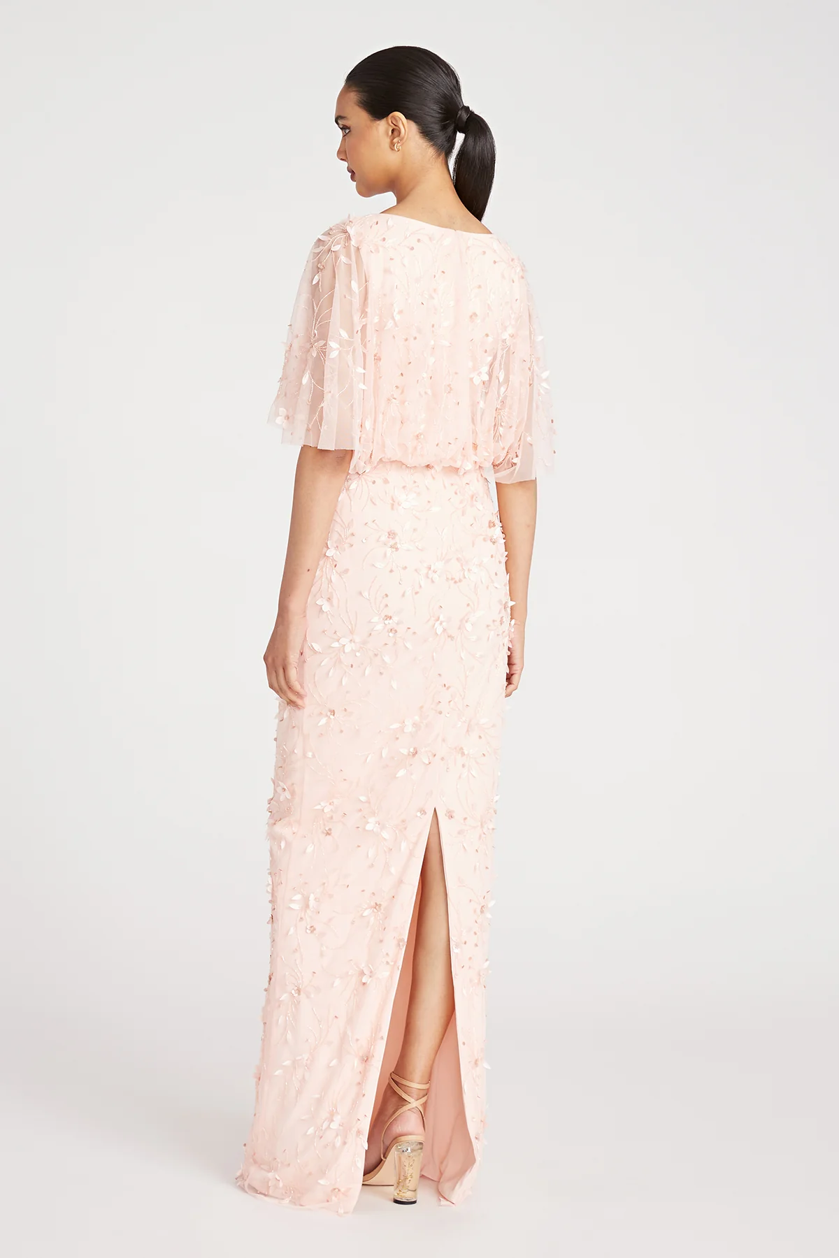 Romina Beaded Petal Gown - Image 2