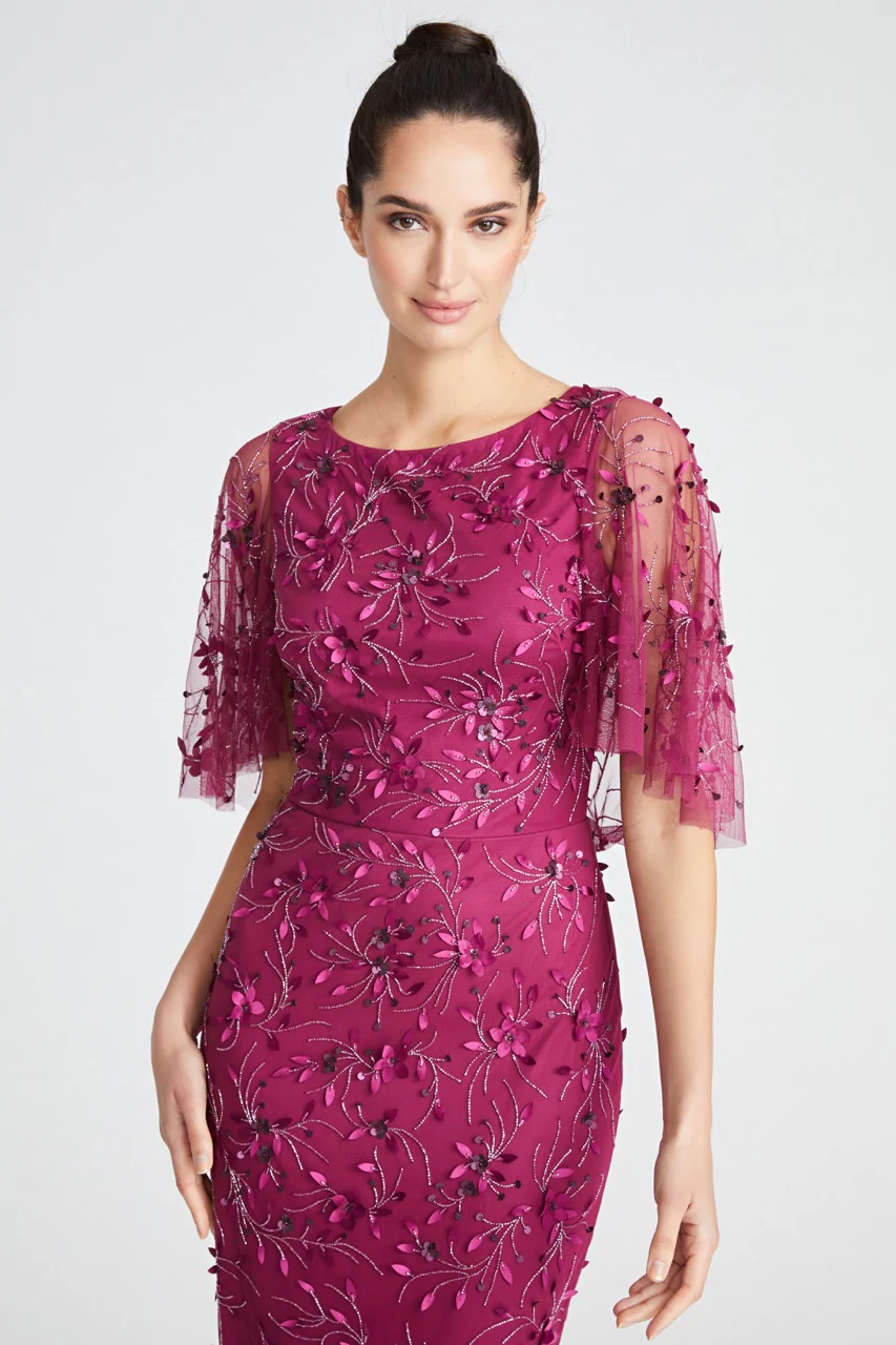 Romina Beaded Petal Gown - Image 6