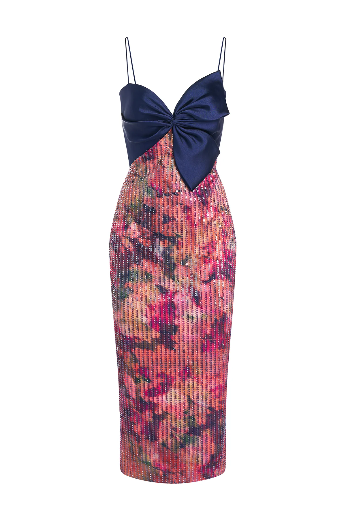 Rosa Bow Draped Cocktail Dress - Image 5