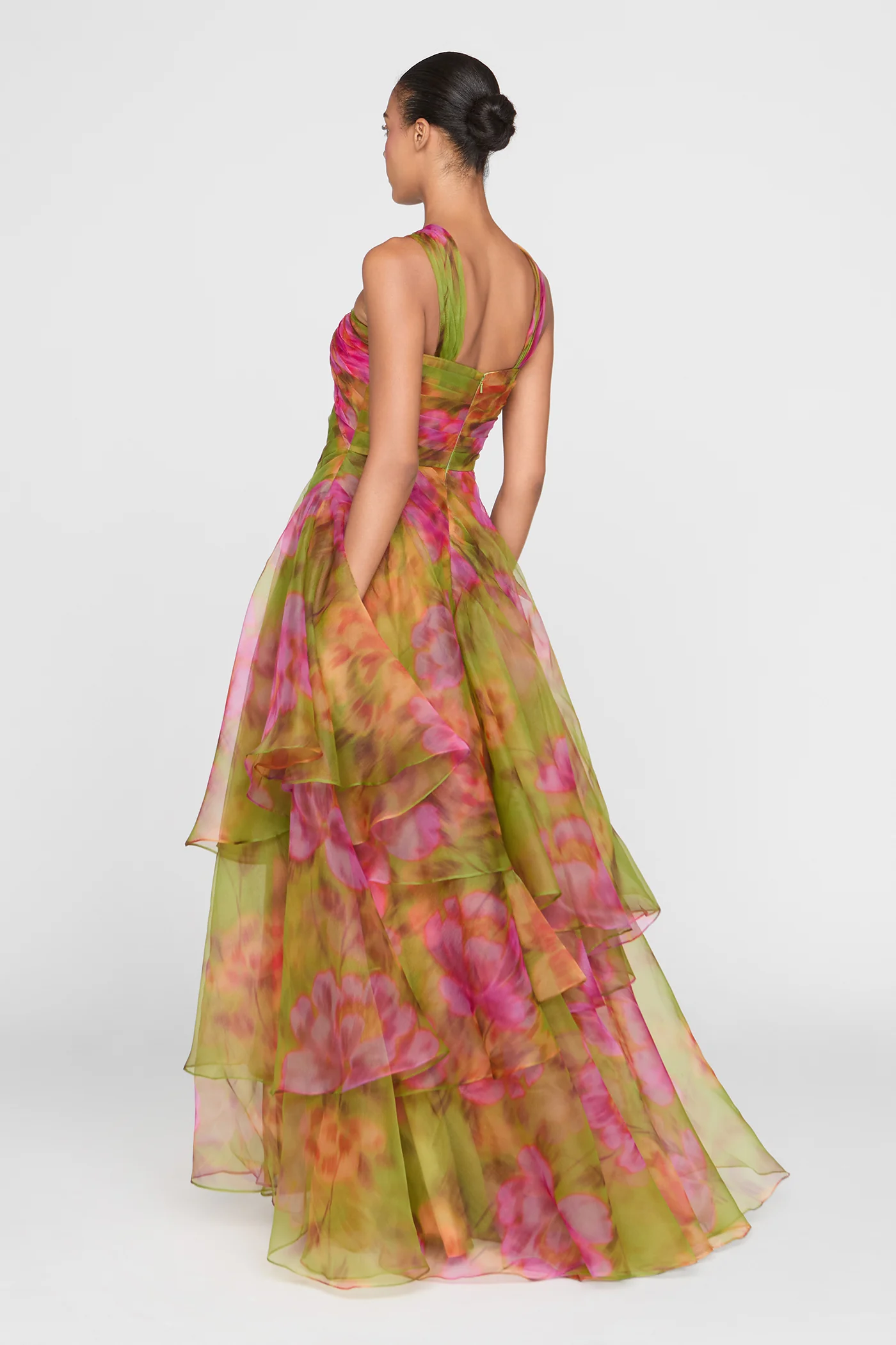 Rosalinda Twisted Halter Gown - Image 2