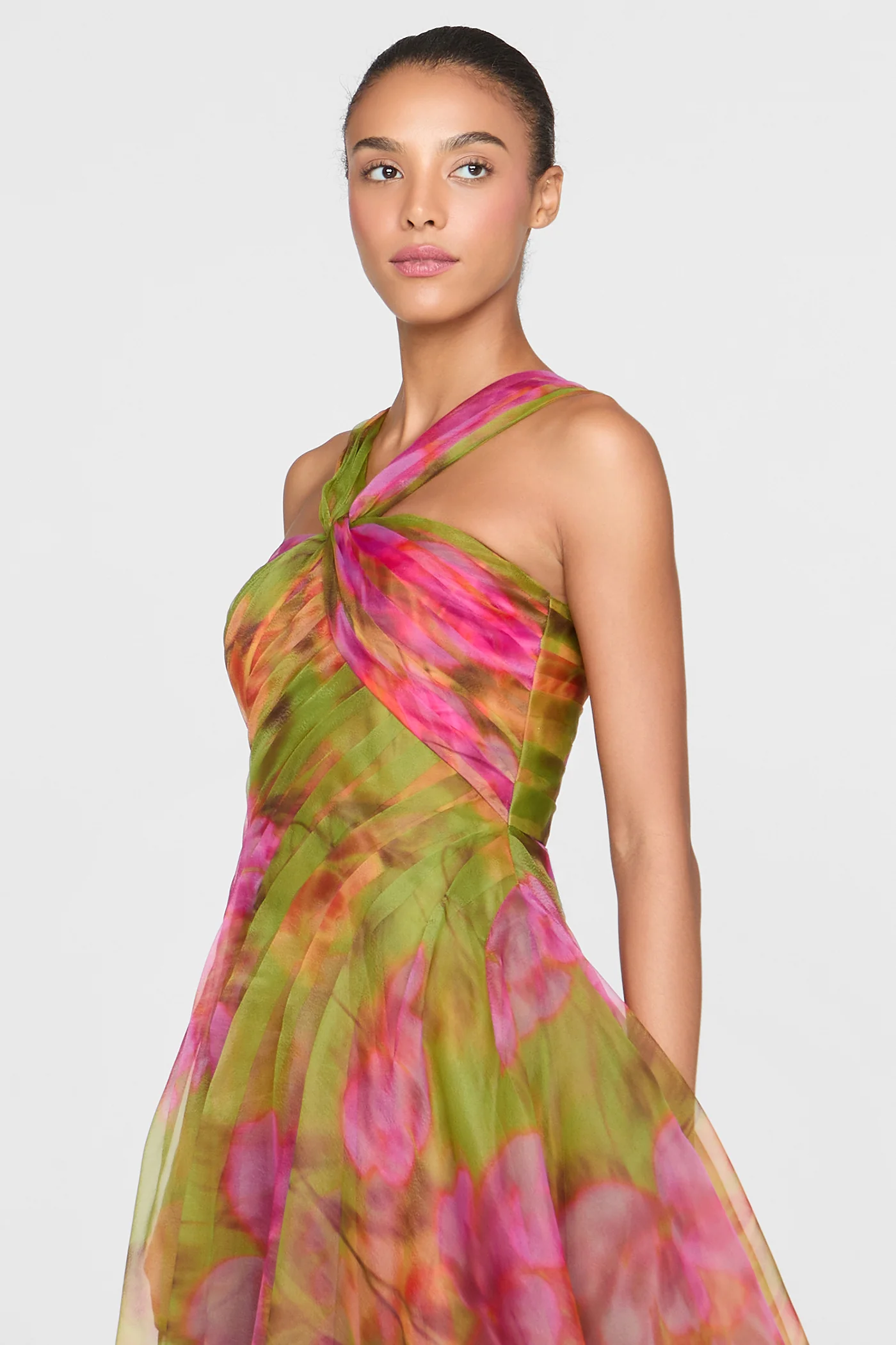 Rosalinda Twisted Halter Gown - Image 4