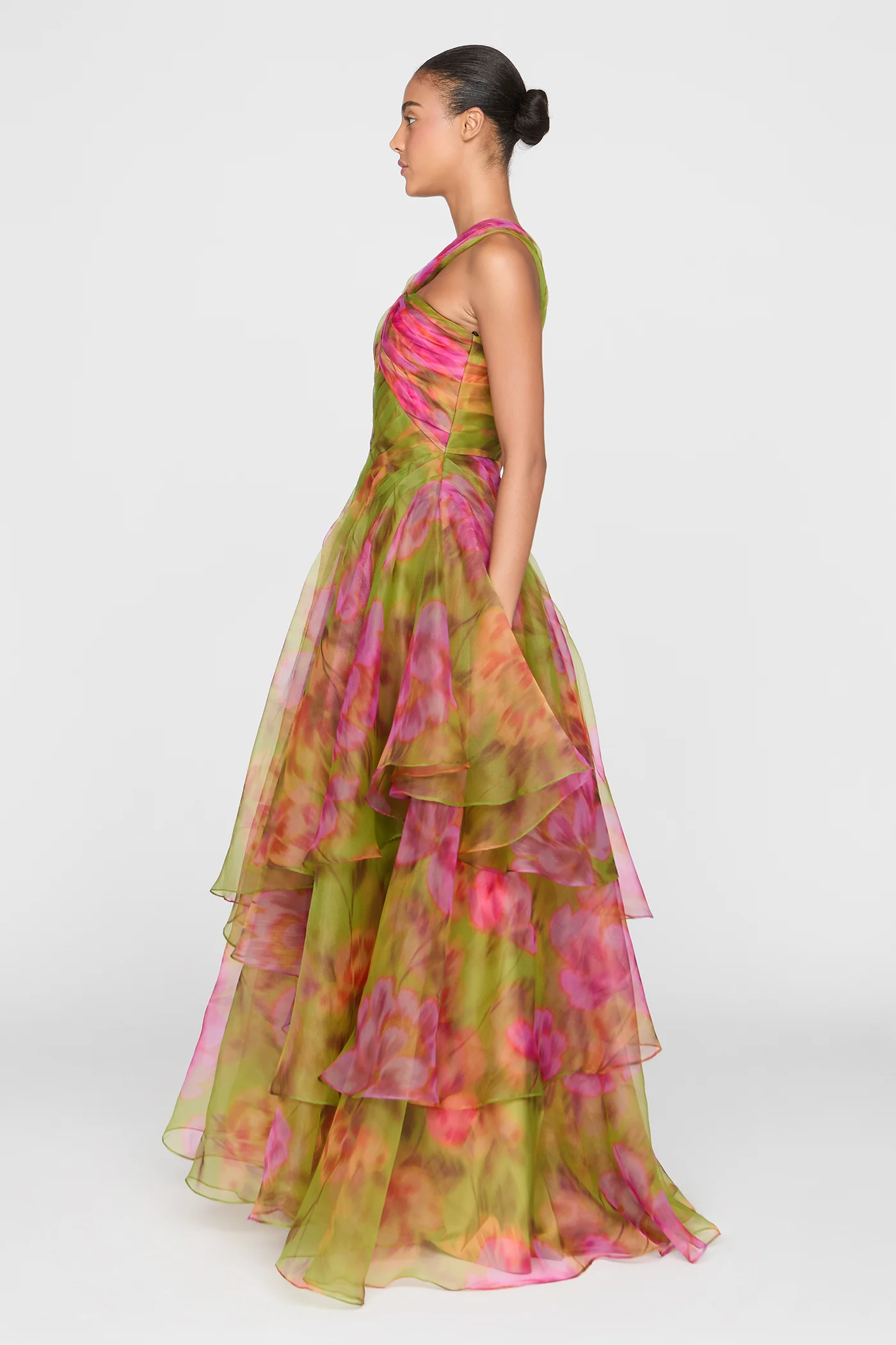 Rosalinda Twisted Halter Gown - Image 7