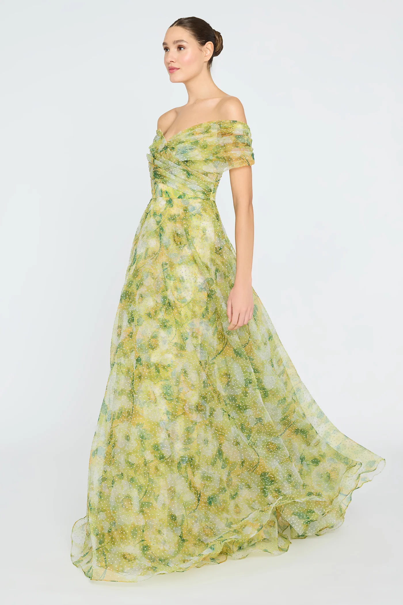 Ryan Off Shoulder A Line Gown - Image 3