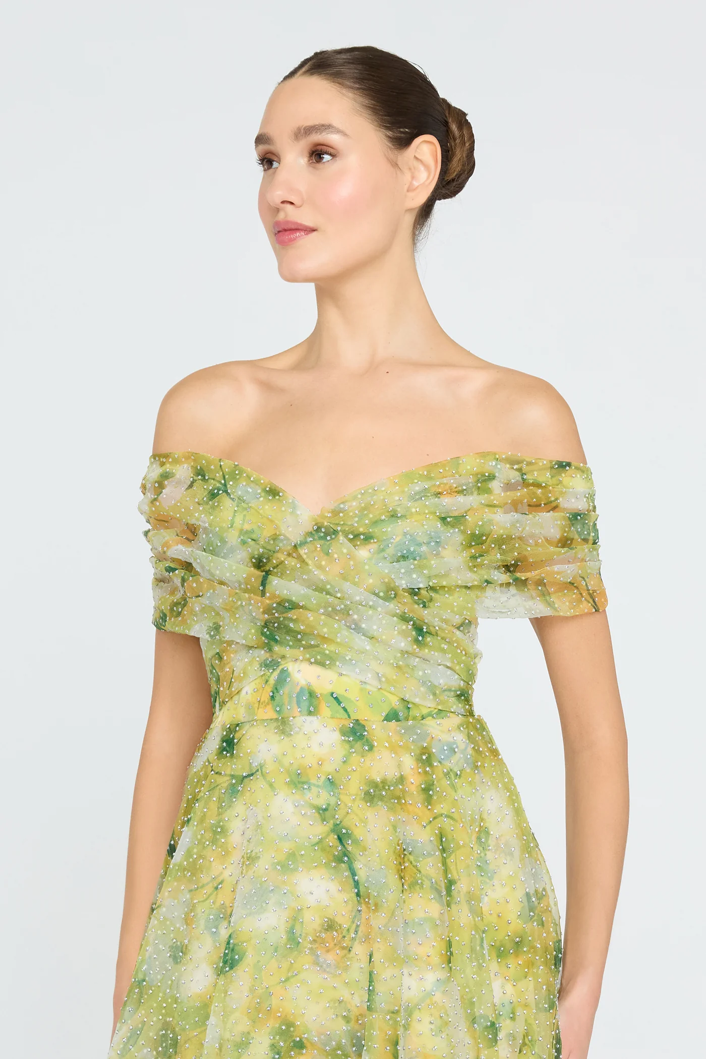 Ryan Off Shoulder A Line Gown - Image 4