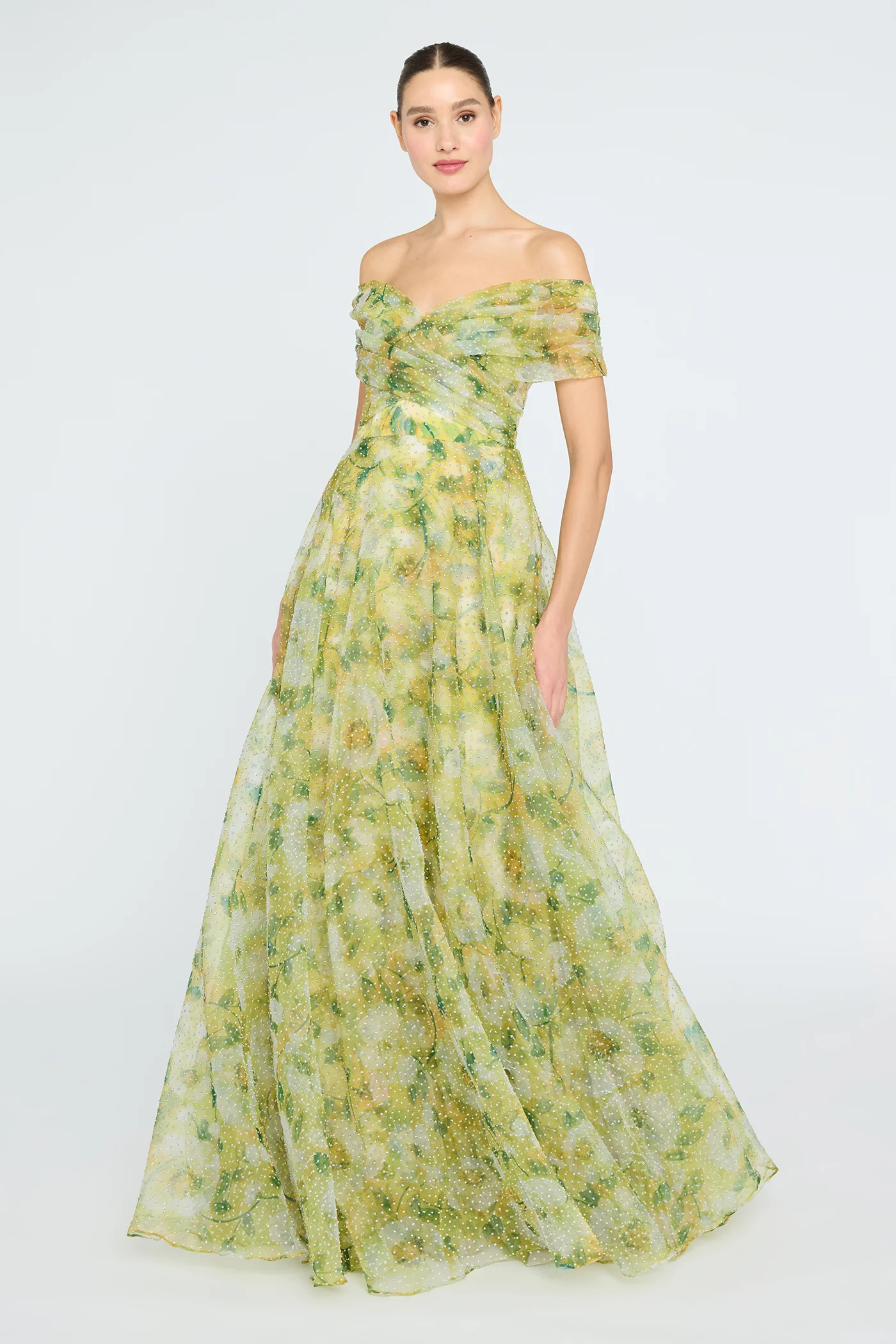Ryan Off Shoulder A Line Gown - Image 5