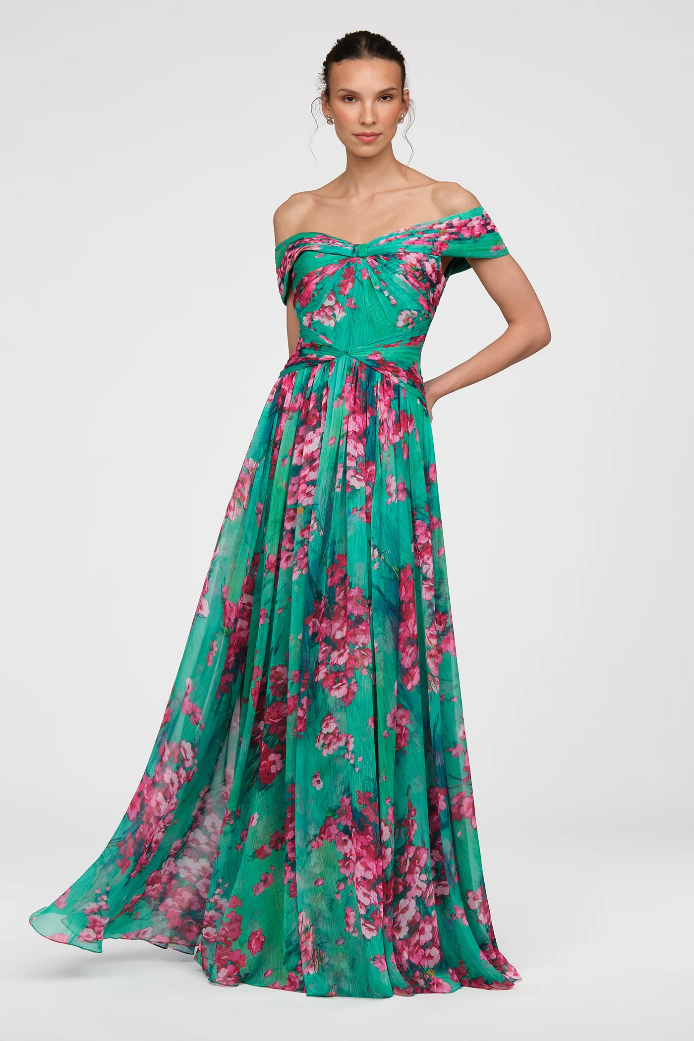 Sabina Chiffon Gown - Image 8