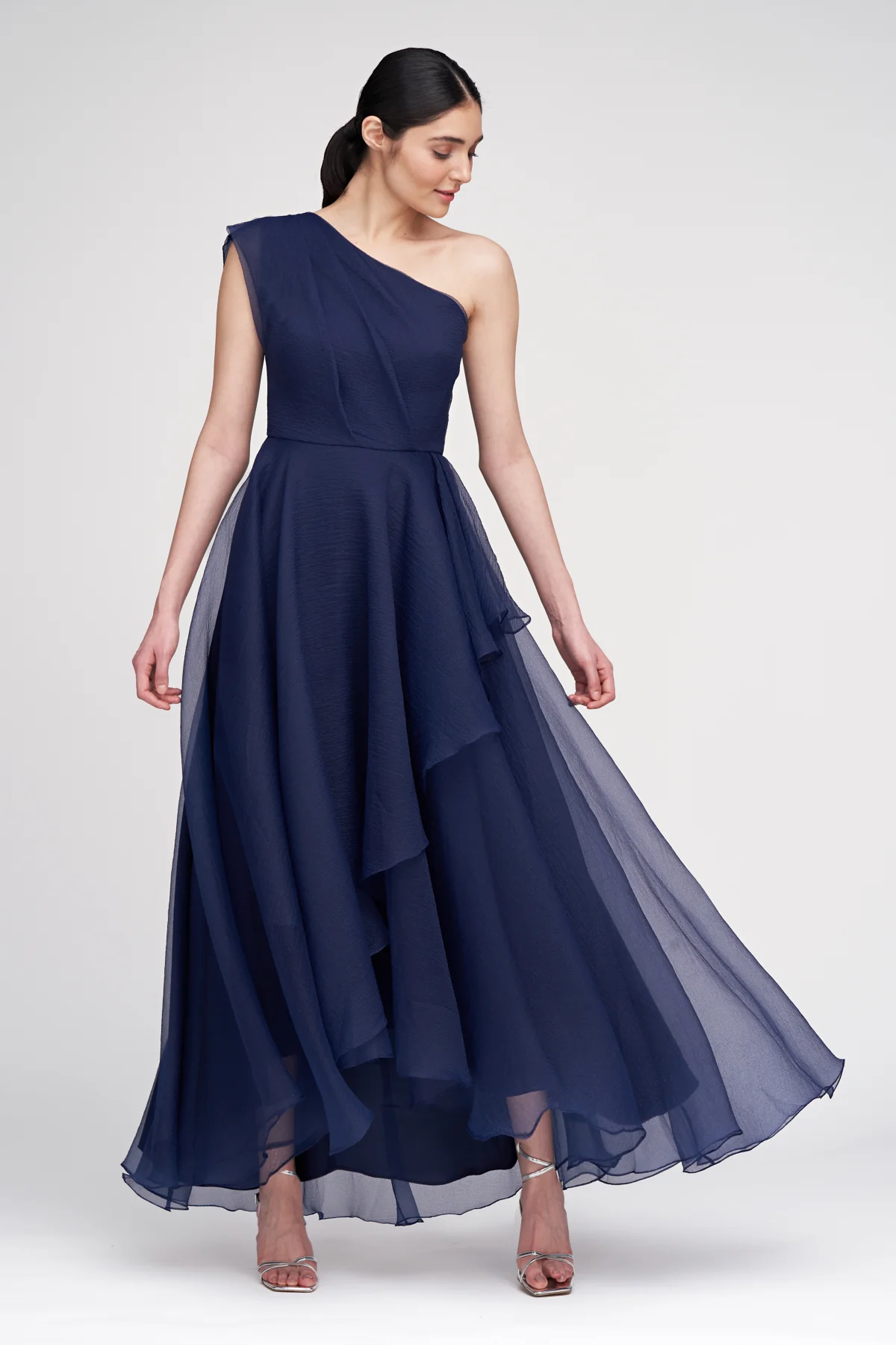 Savannah One Shoulder Gown - Image 4