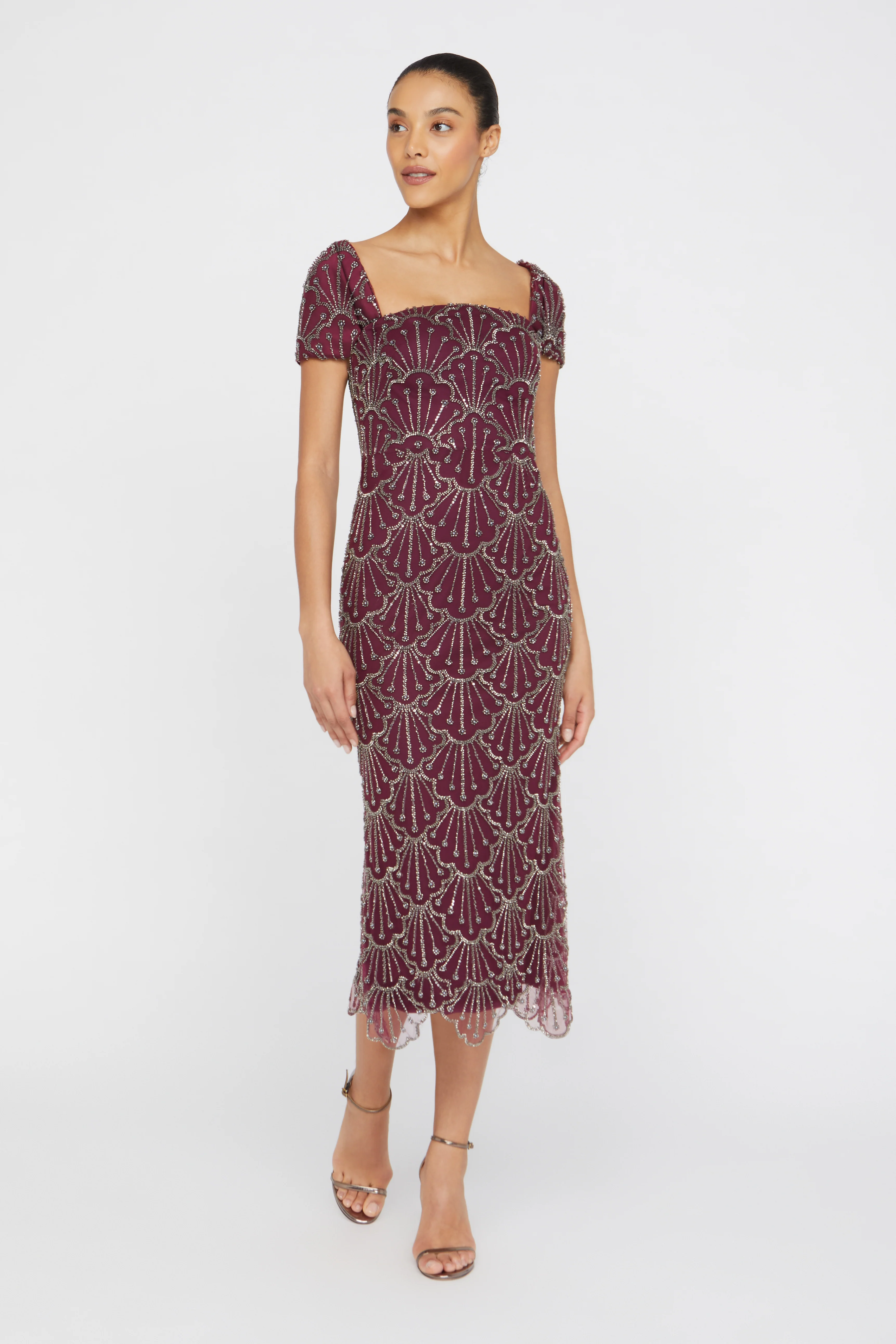 Serena Beaded Cocktail Dress - Image 5