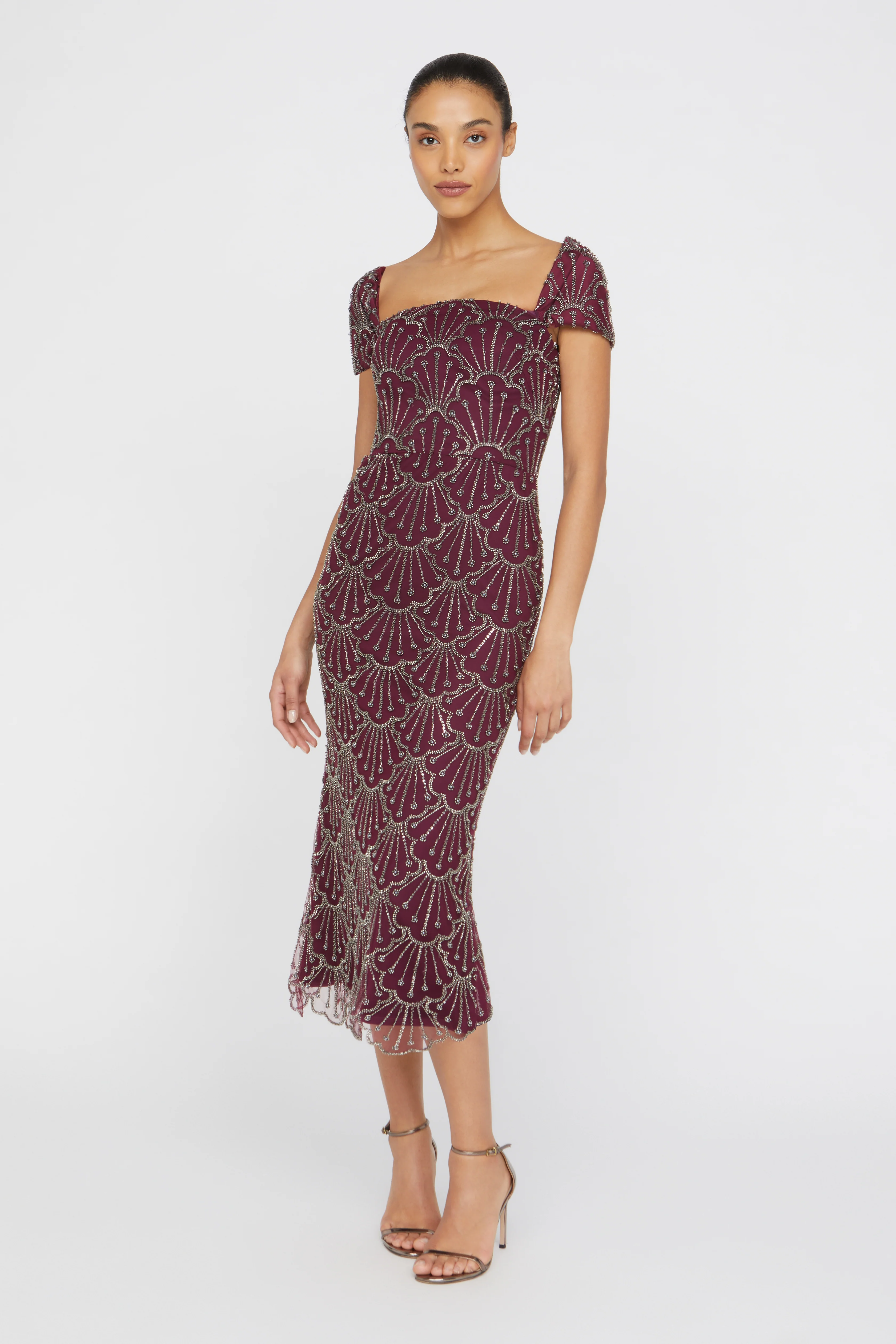 Serena Beaded Cocktail Dress - Image 6