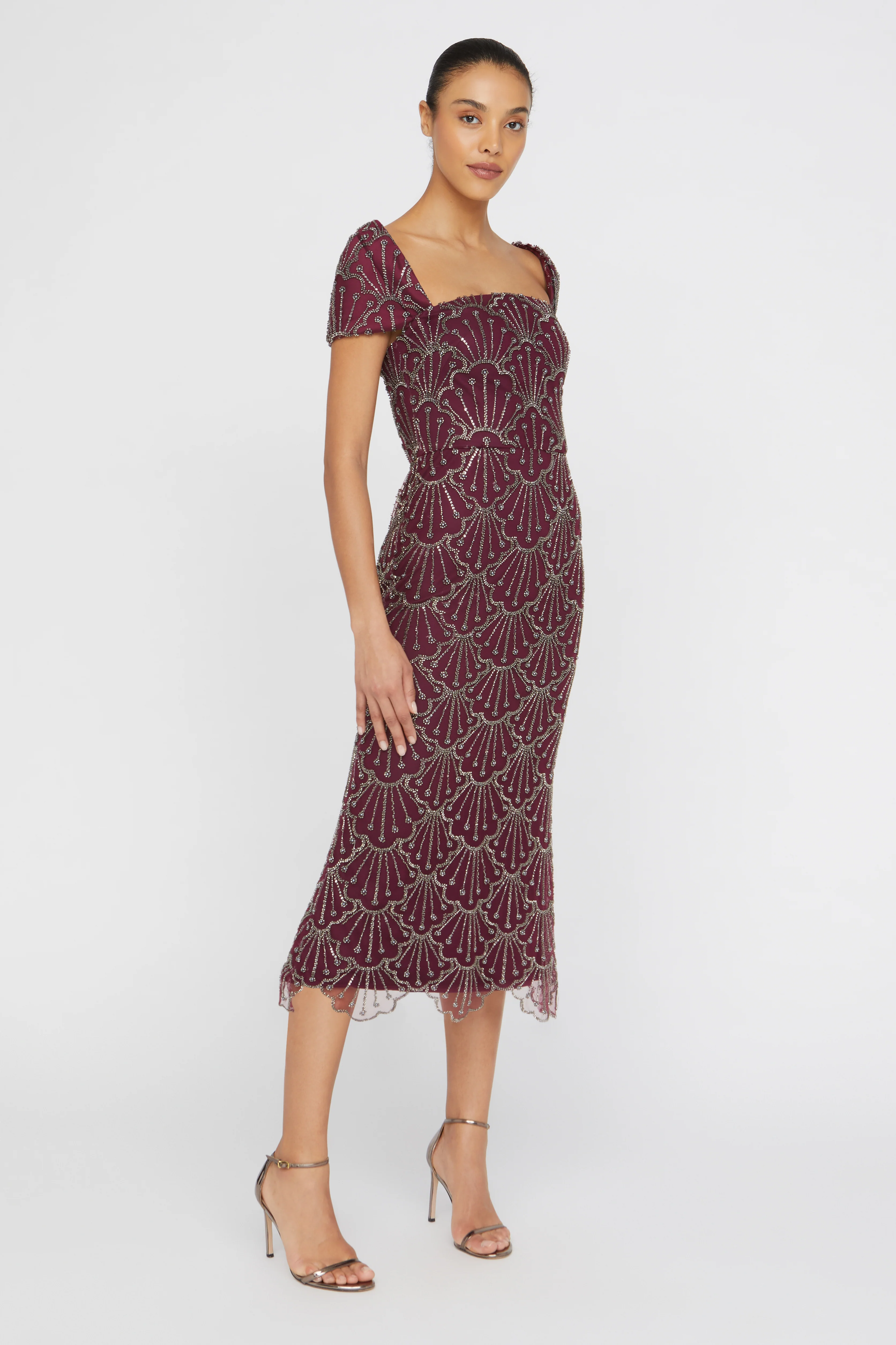 Serena Beaded Cocktail Dress - Image 8