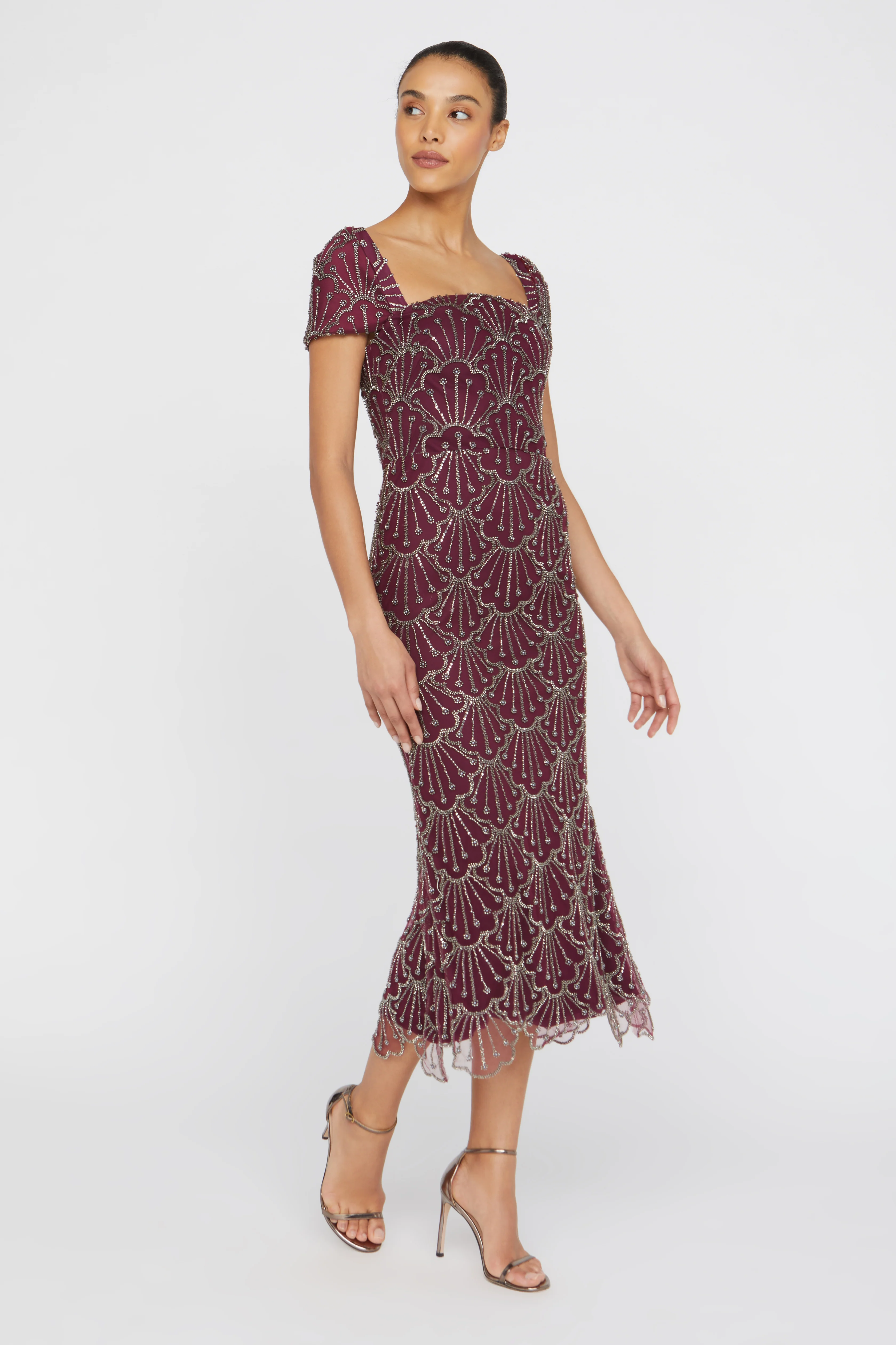 Serena Beaded Cocktail Dress - Image 9