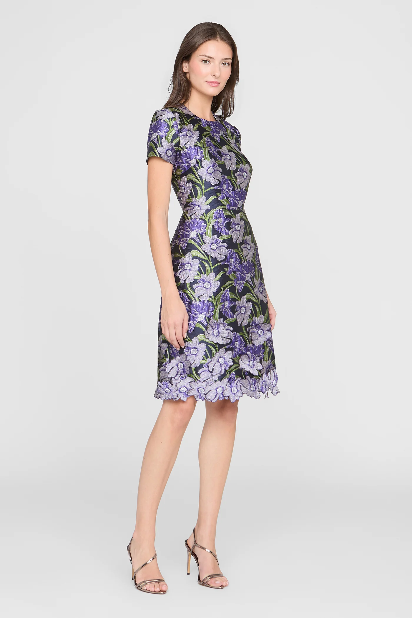 Serenza Jacquard Dress - Image 4
