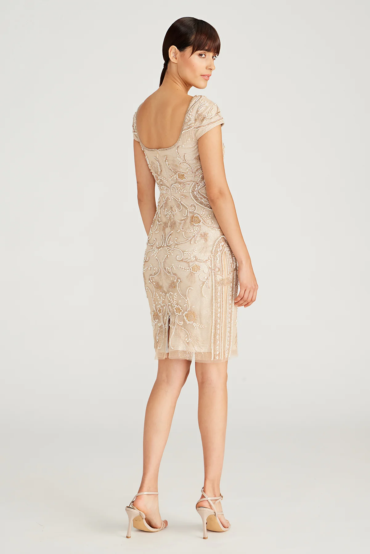 Silvia Bateau Beaded Dress - Image 2