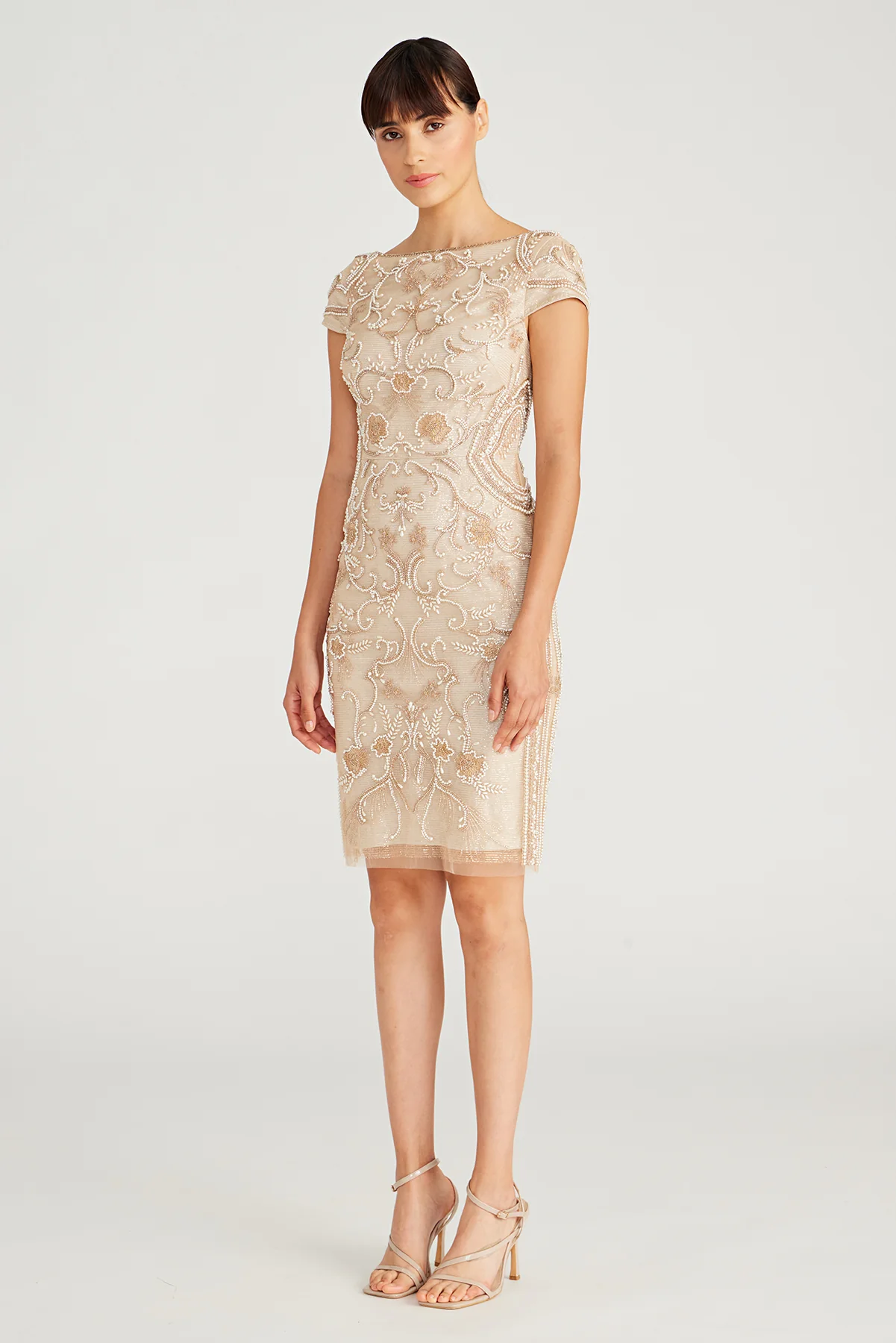 Silvia Bateau Beaded Dress - Image 4