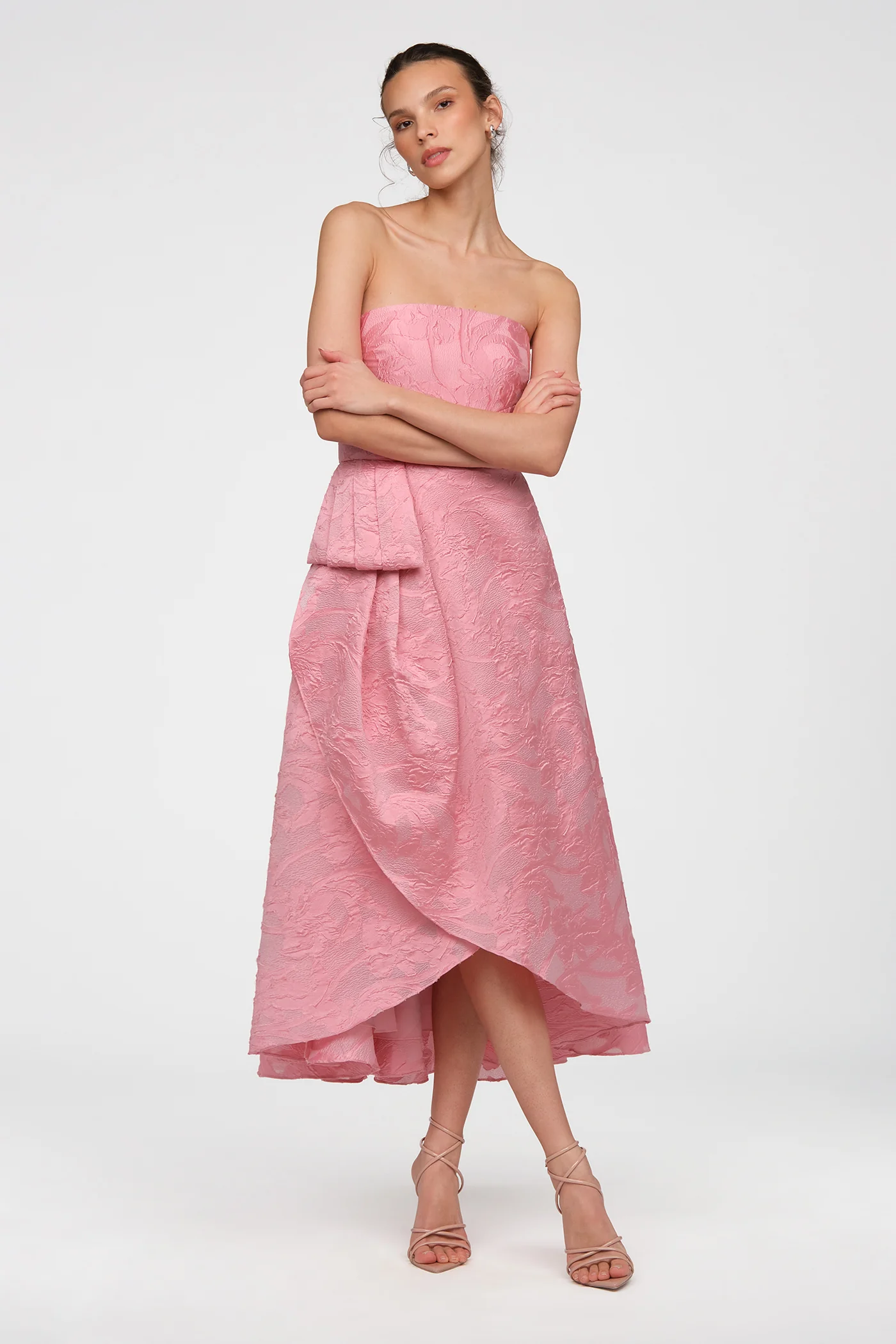Soraya Strapless Wrap Dress - Image 6