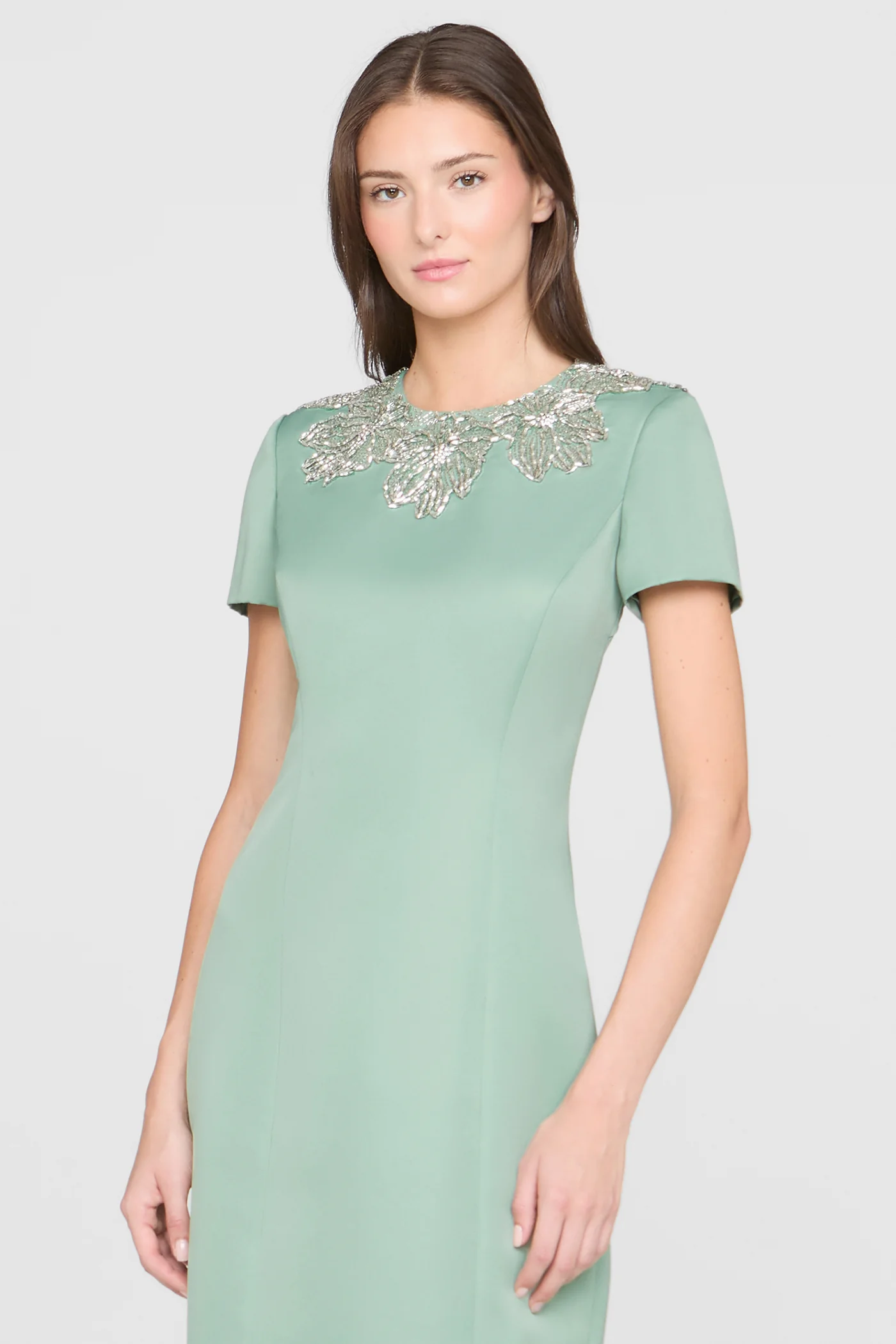Sorelia Floral Beaded Gown - Image 5