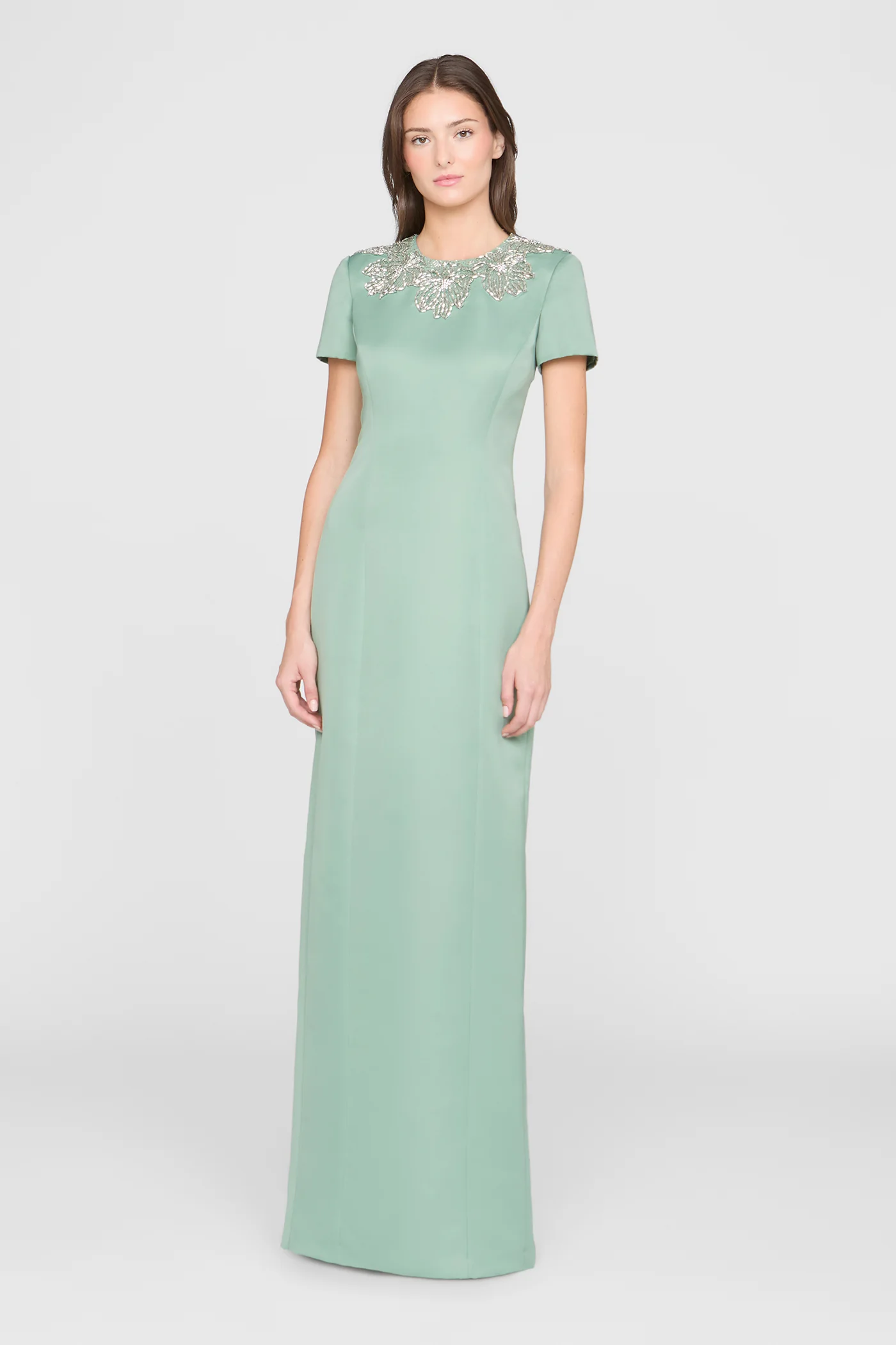 Sorelia Floral Beaded Gown - Image 7