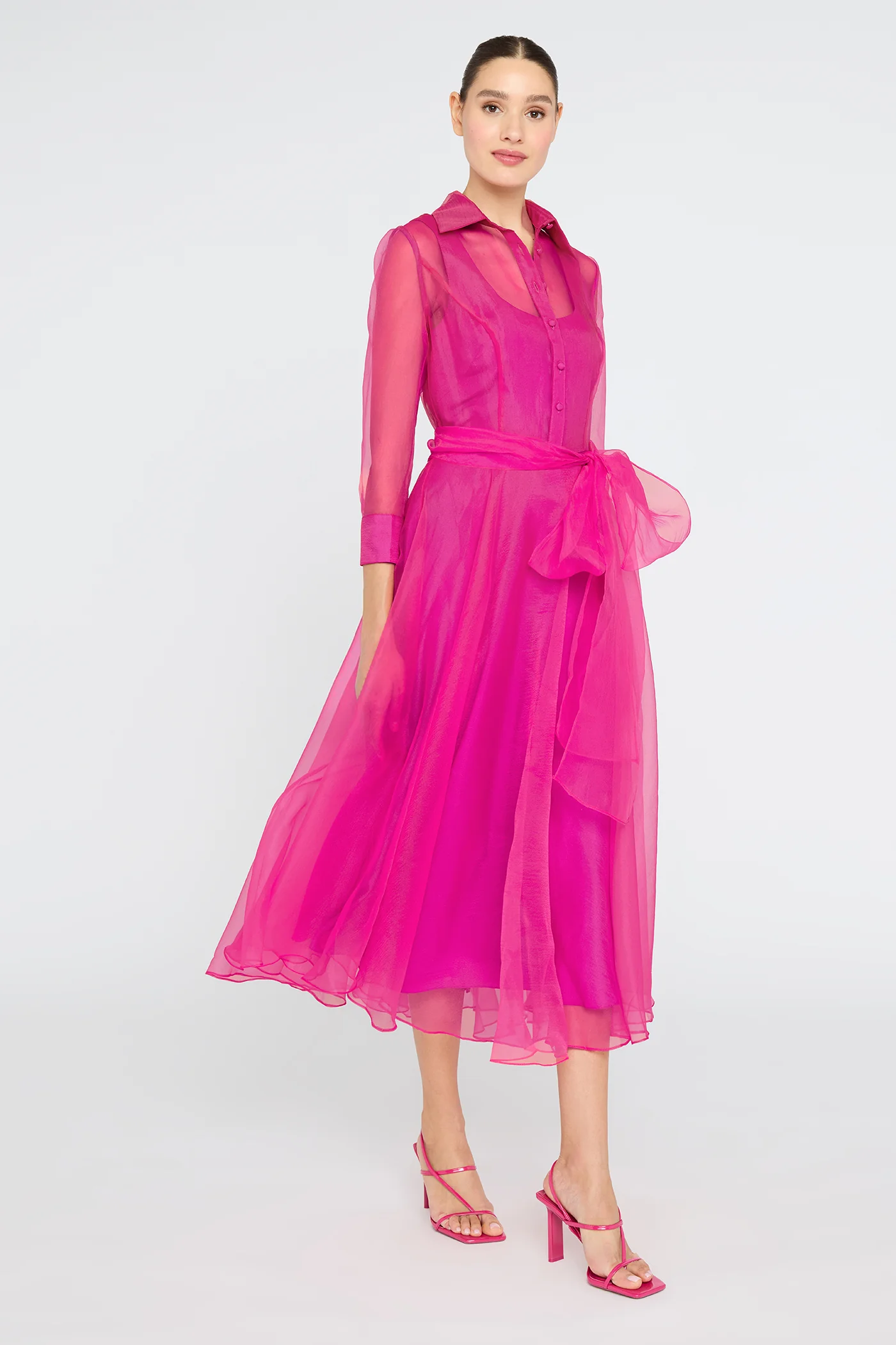 Starlette Organza Shirt Dress - Image 3