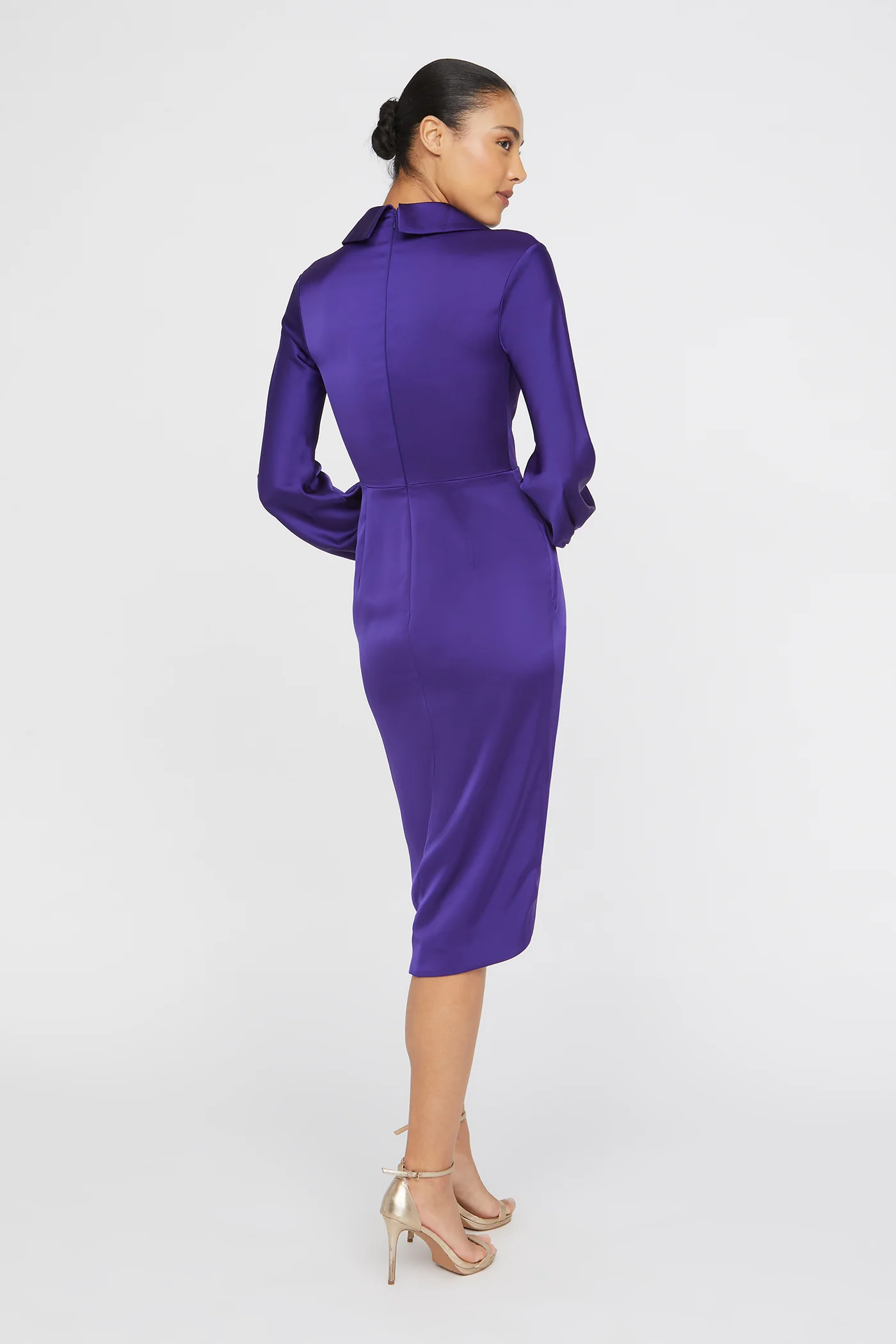 Steph Shirt Wrap Dress - Image 7