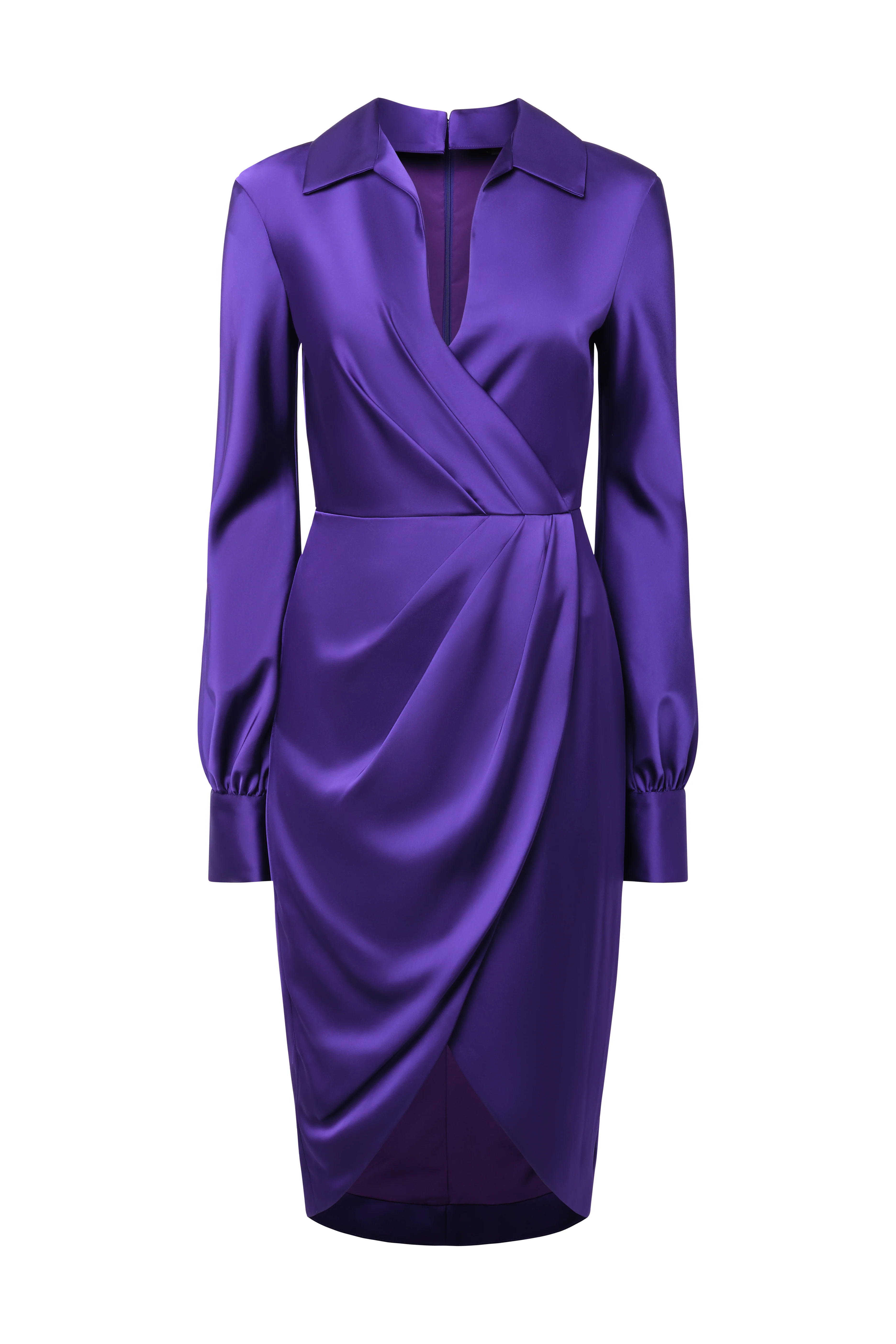 Steph Shirt Wrap Dress - Image 8