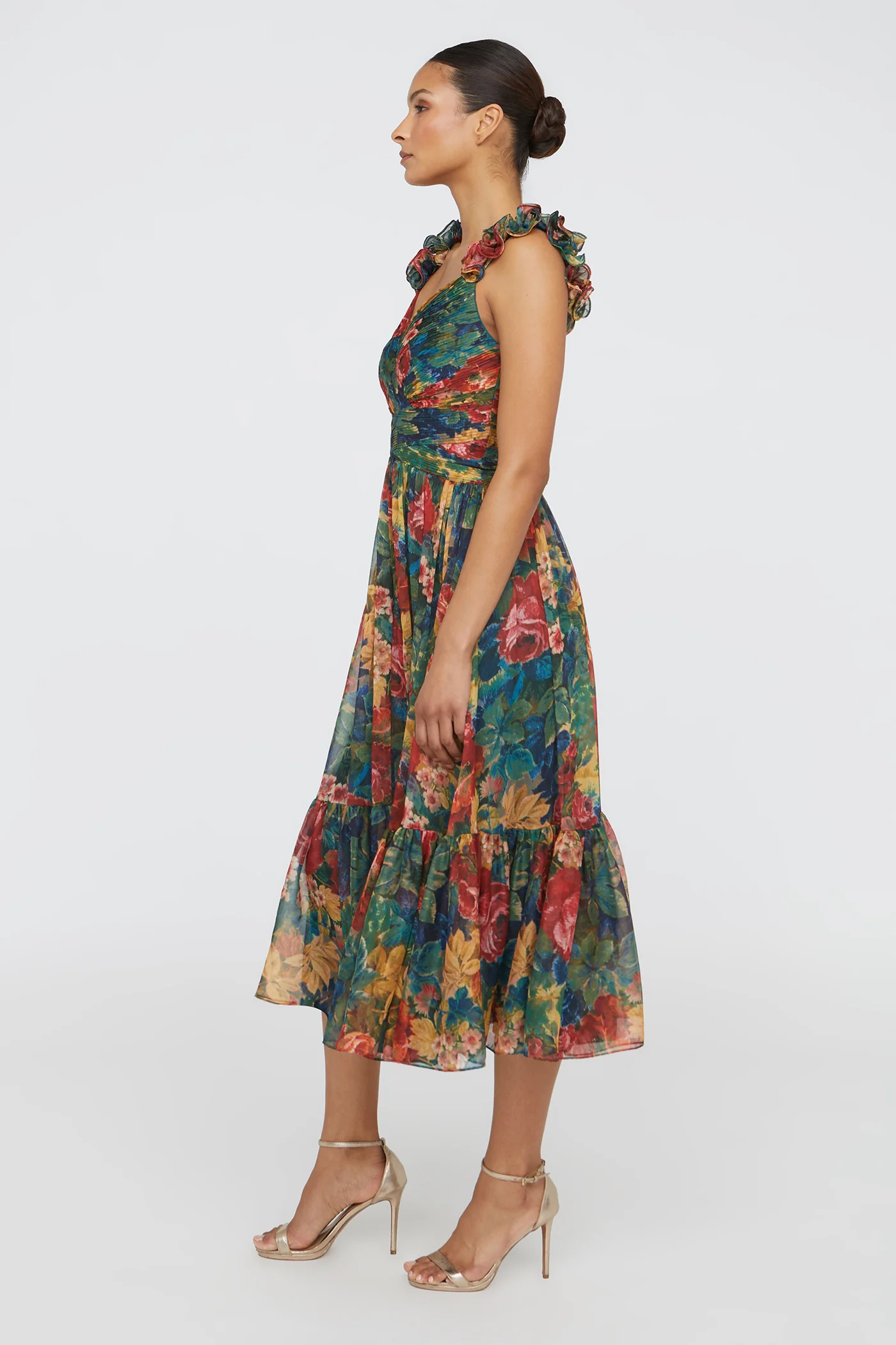 Tate Ruffle Shoulder Dress - Image 3