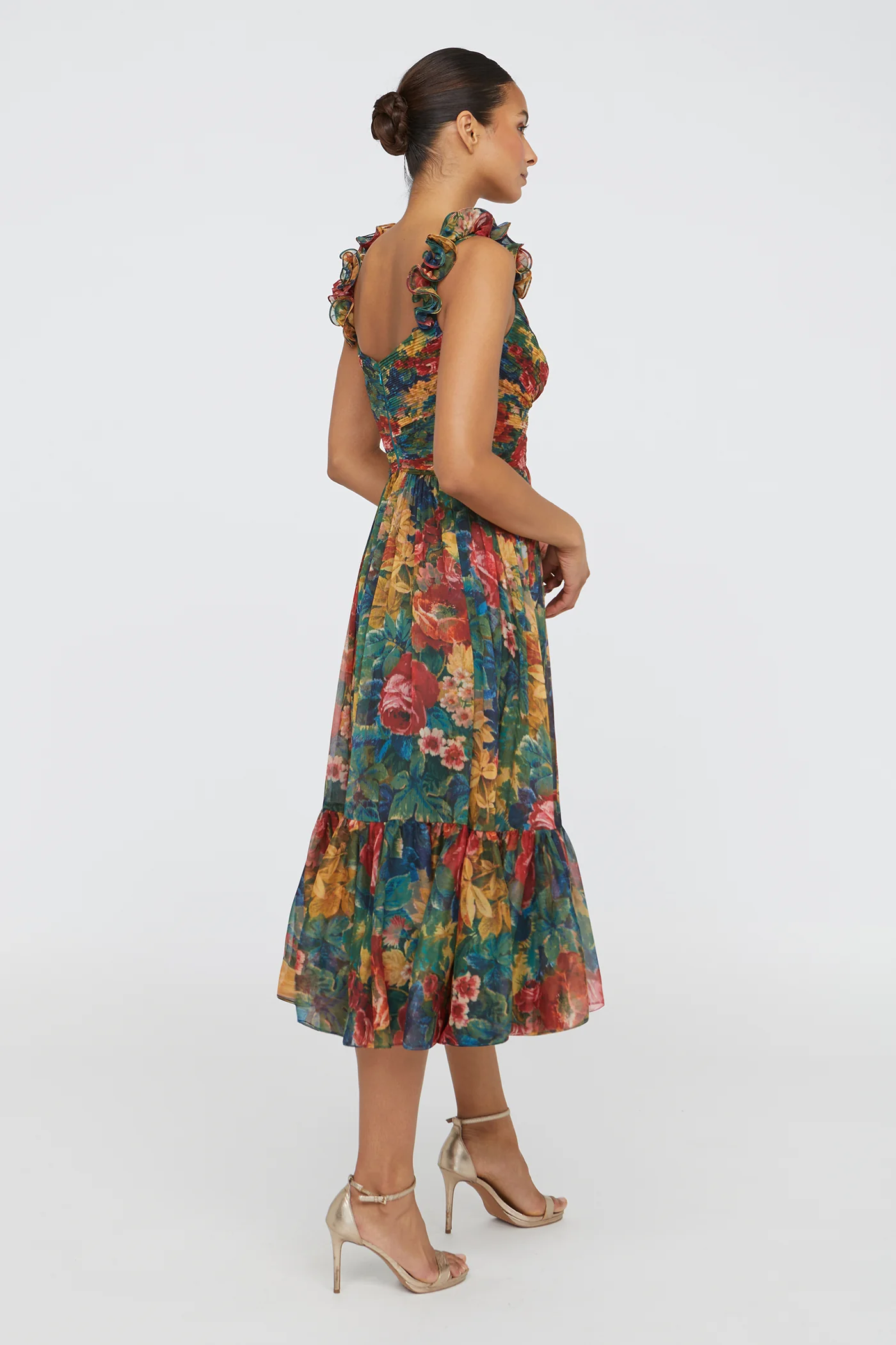 Tate Ruffle Shoulder Dress - Image 7