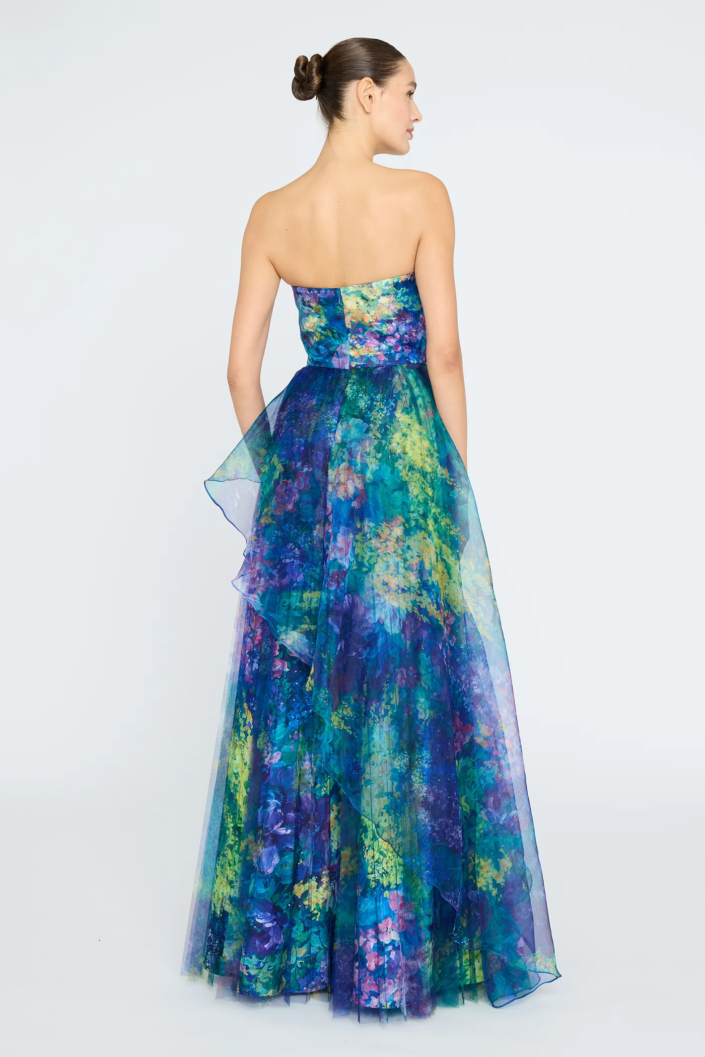 Taya Strapless Organza Gown - Image 2