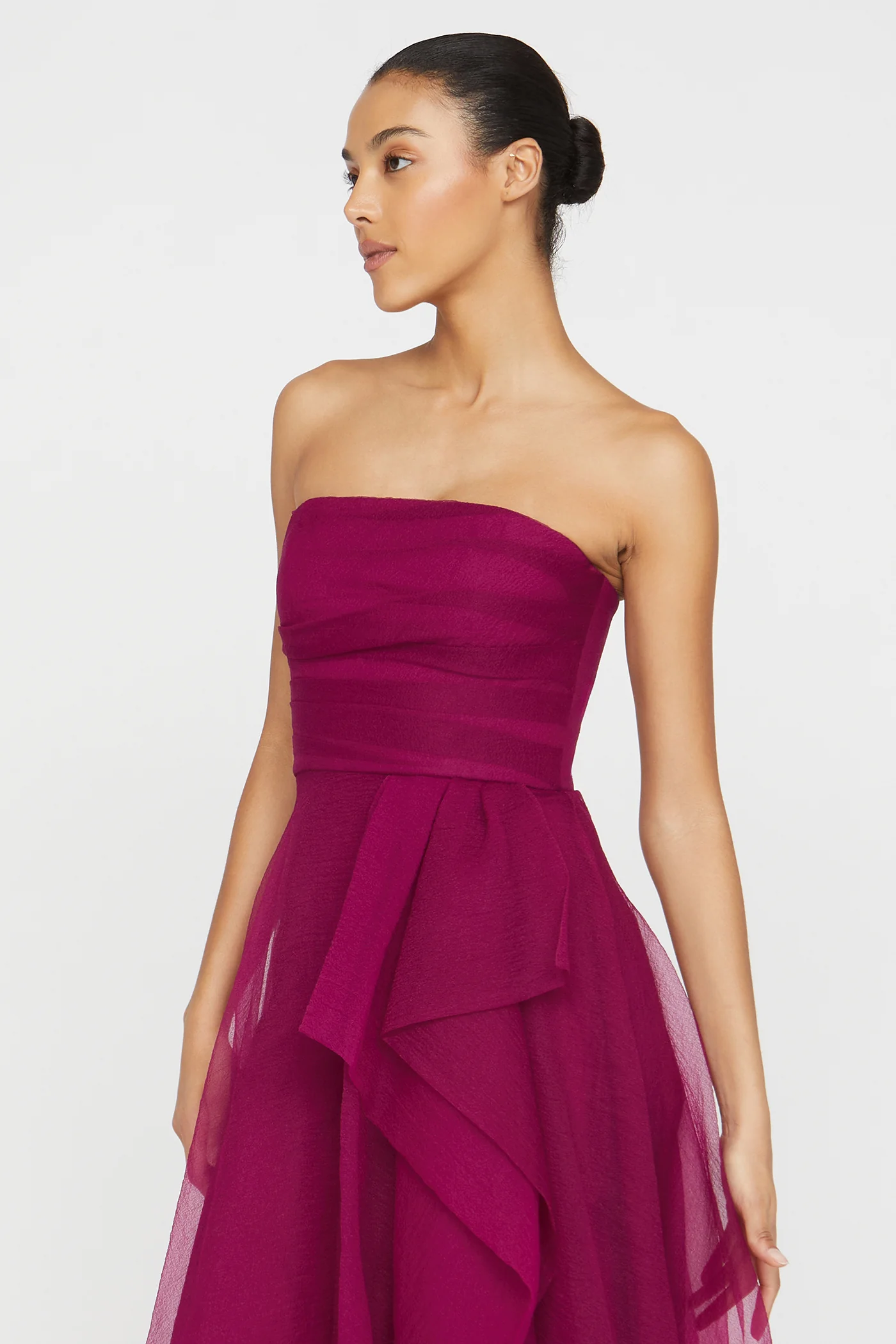Teresa Strapless Draped Gown - Image 4