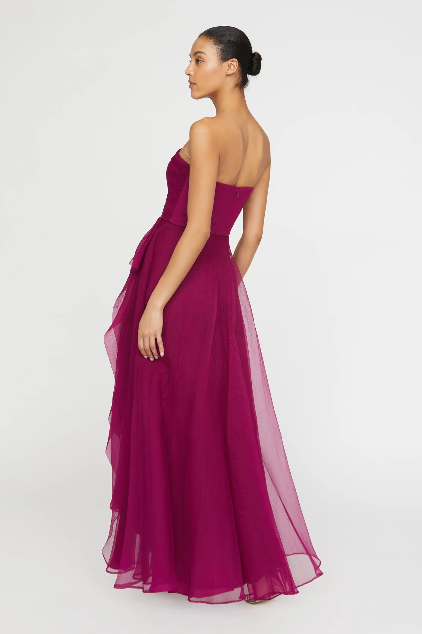 Teresa Strapless Draped Gown - Image 7