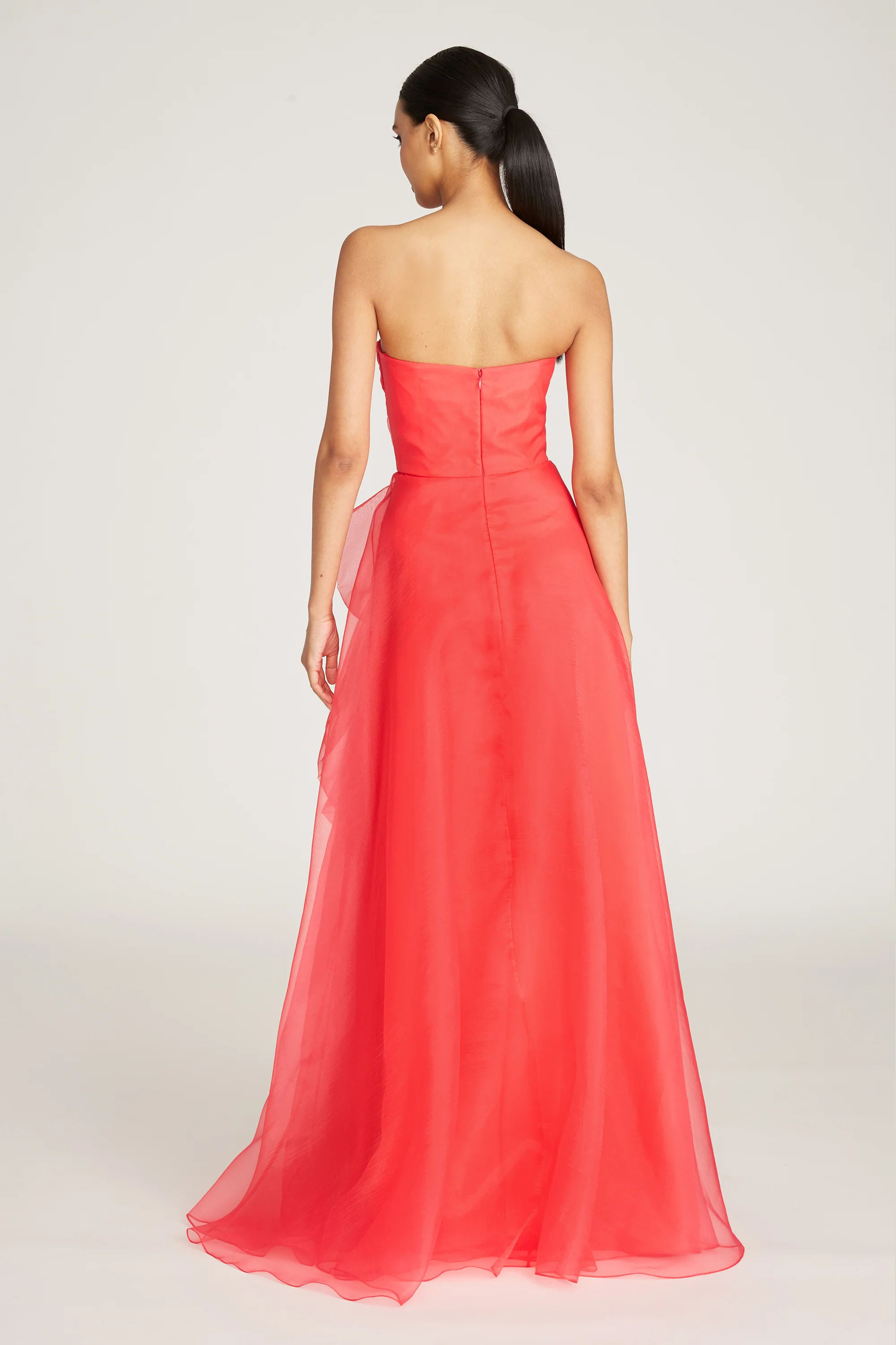 Teresa Strapless Draped Gown - Image 3