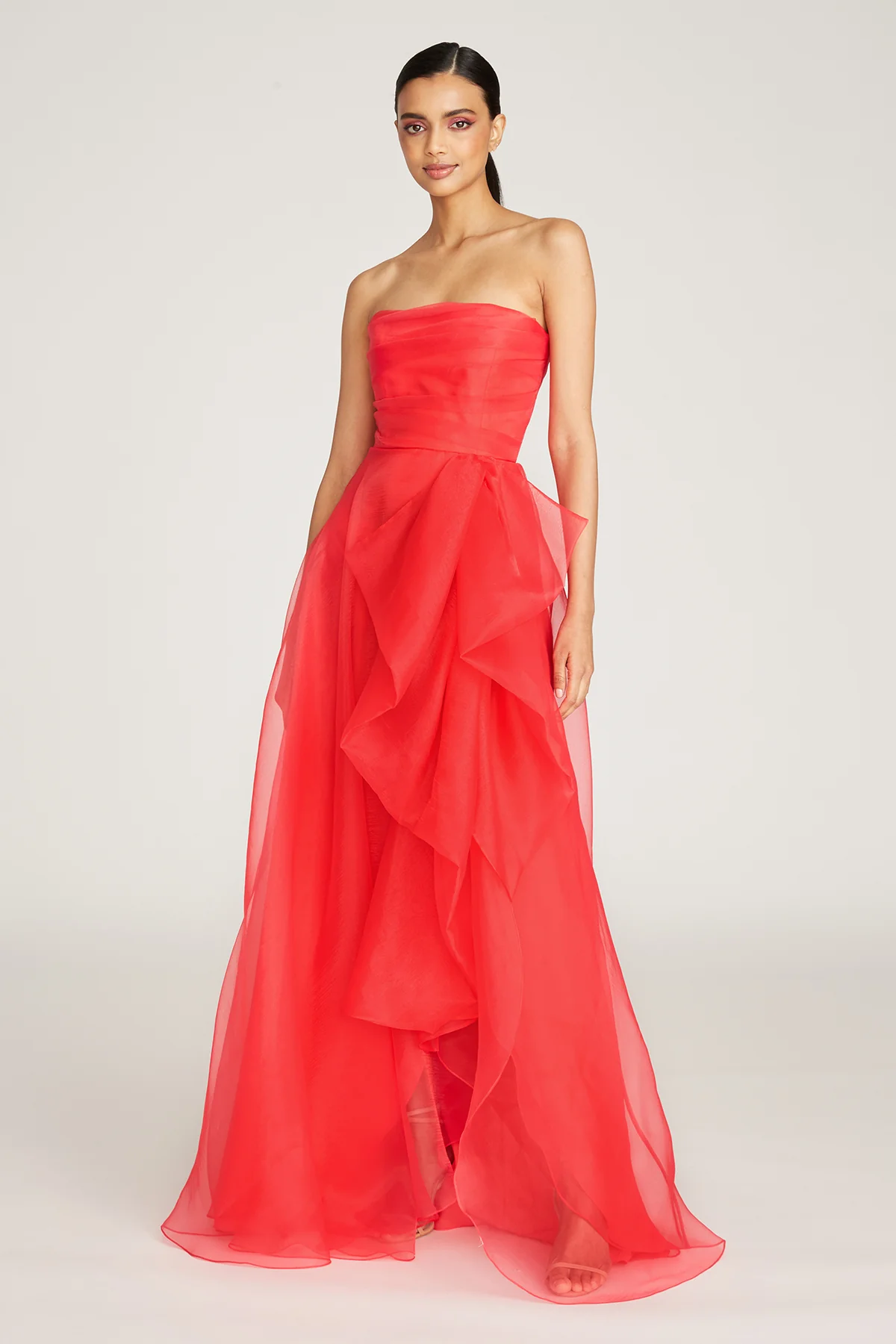 Teresa Strapless Draped Gown - Image 4