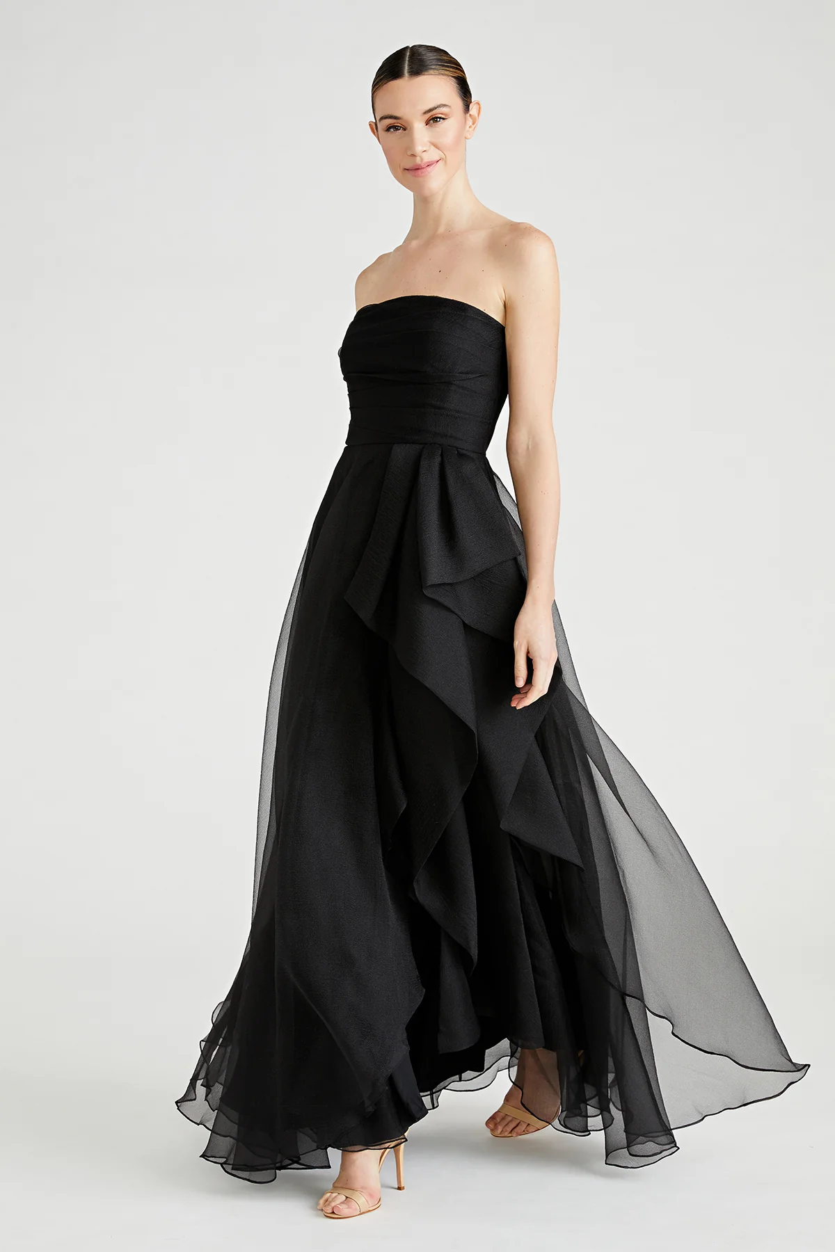 Teresa Strapless Draped Gown - Image 3