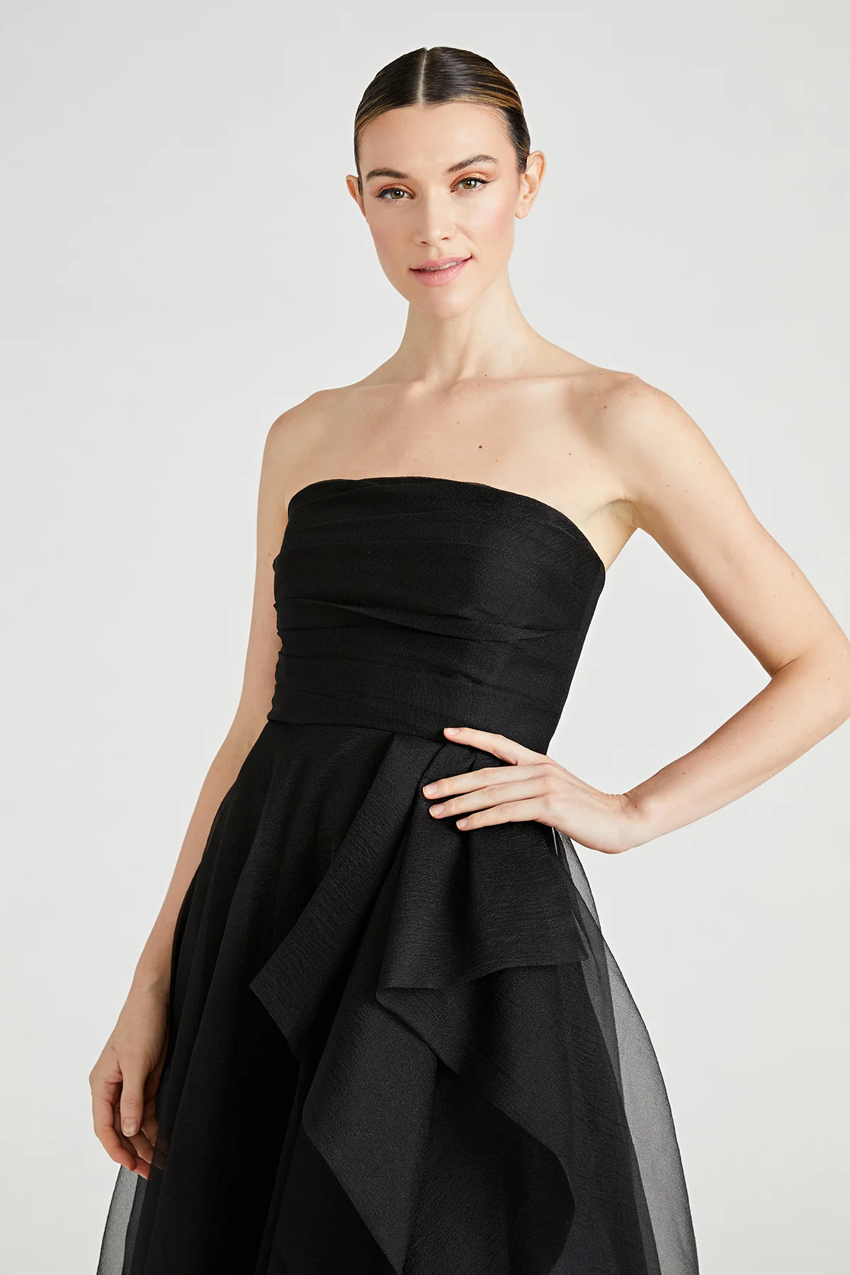 Teresa Strapless Draped Gown - Image 7