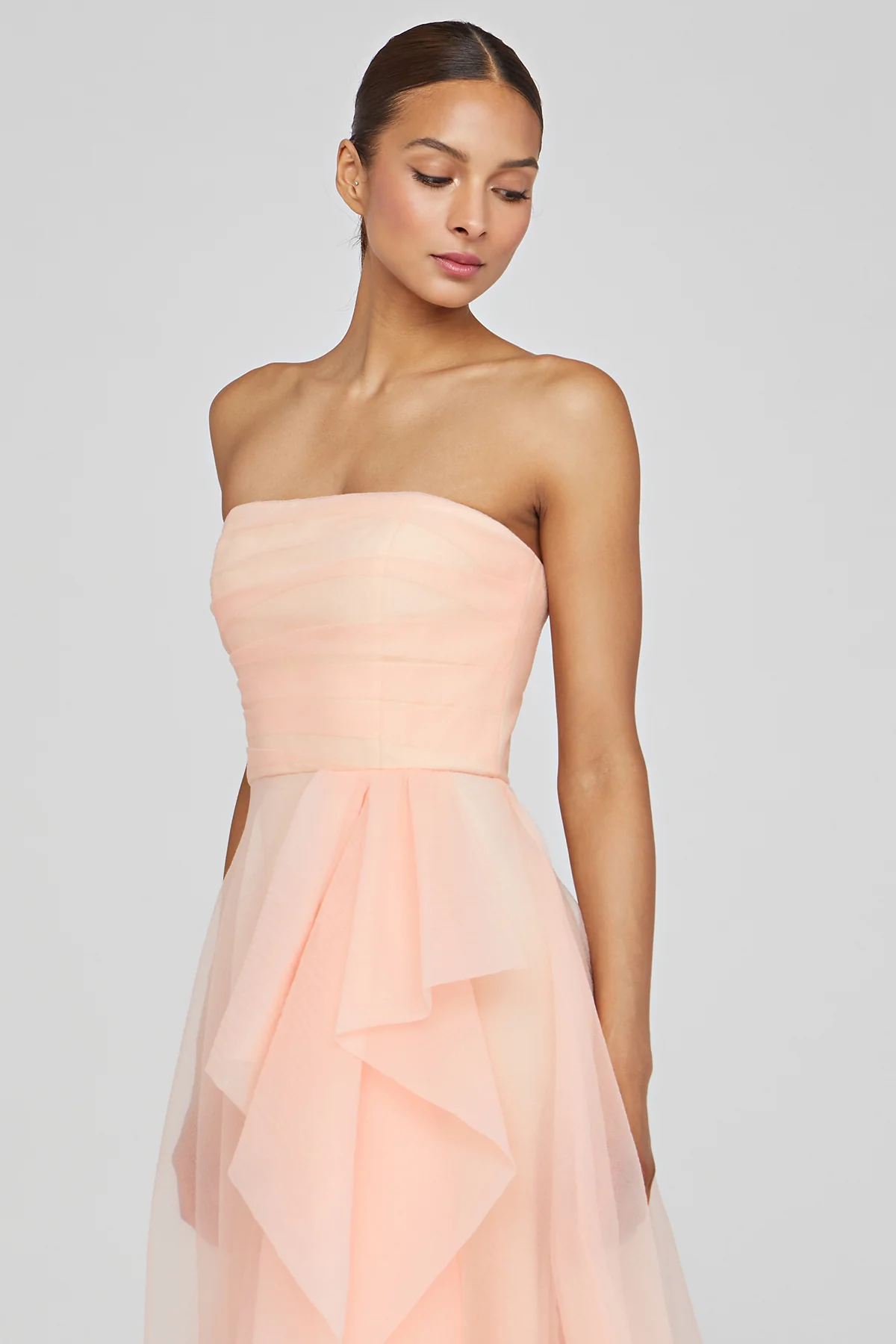 Teresa Strapless Draped Gown - Image 5