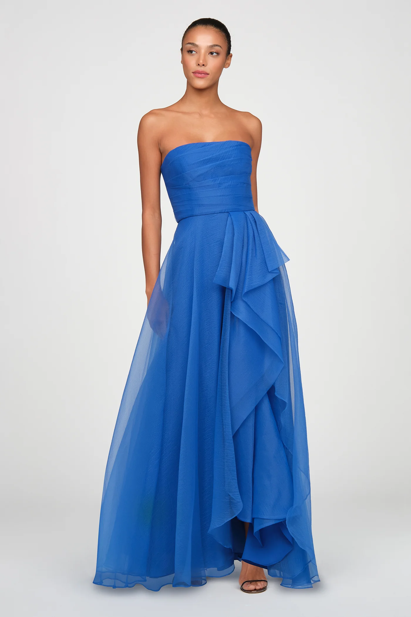 Teresa Strapless Draped Gown - Image 5