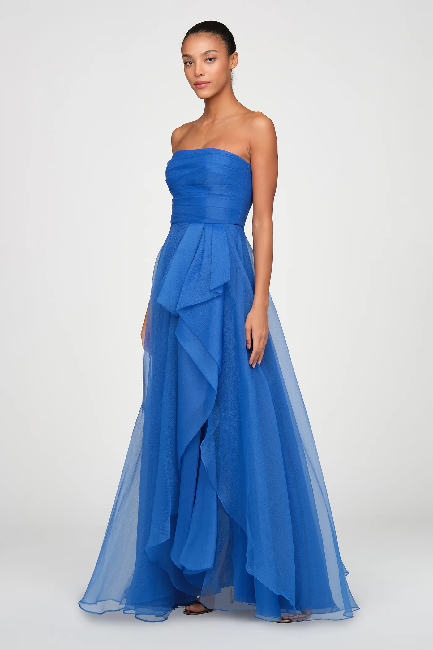 Teresa Strapless Draped Gown - Image 6