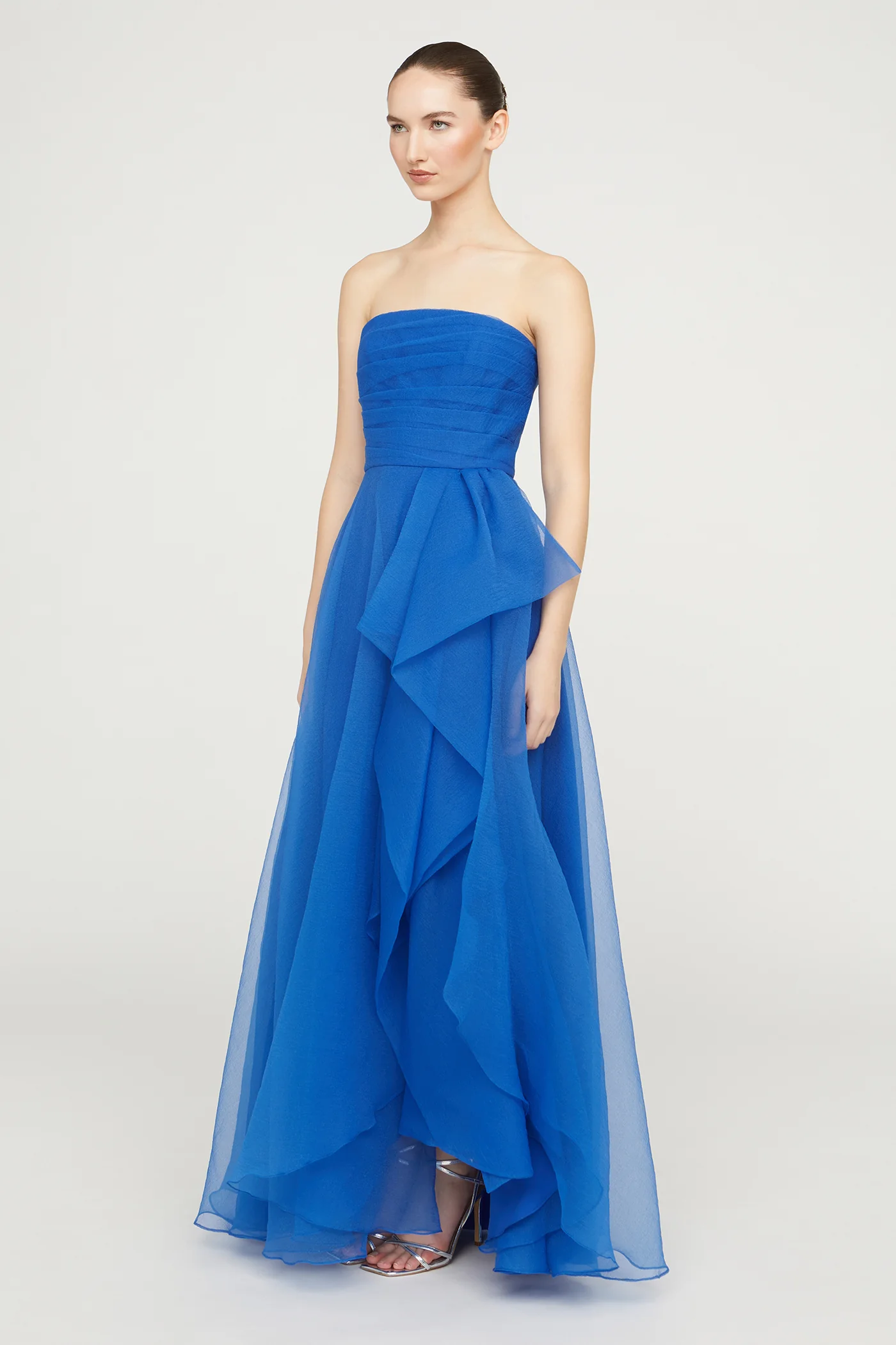 Teresa Strapless Draped Gown - Image 5