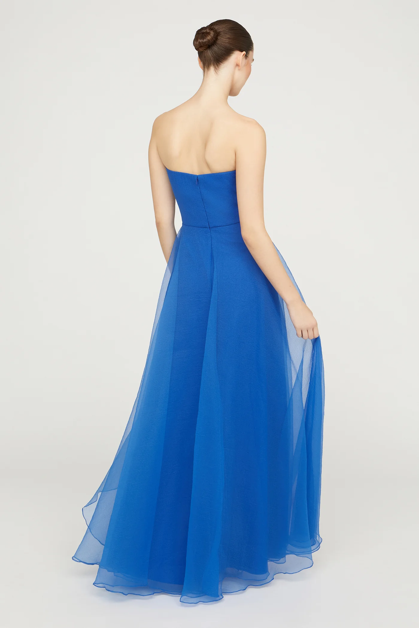 Teresa Strapless Draped Gown - Image 6
