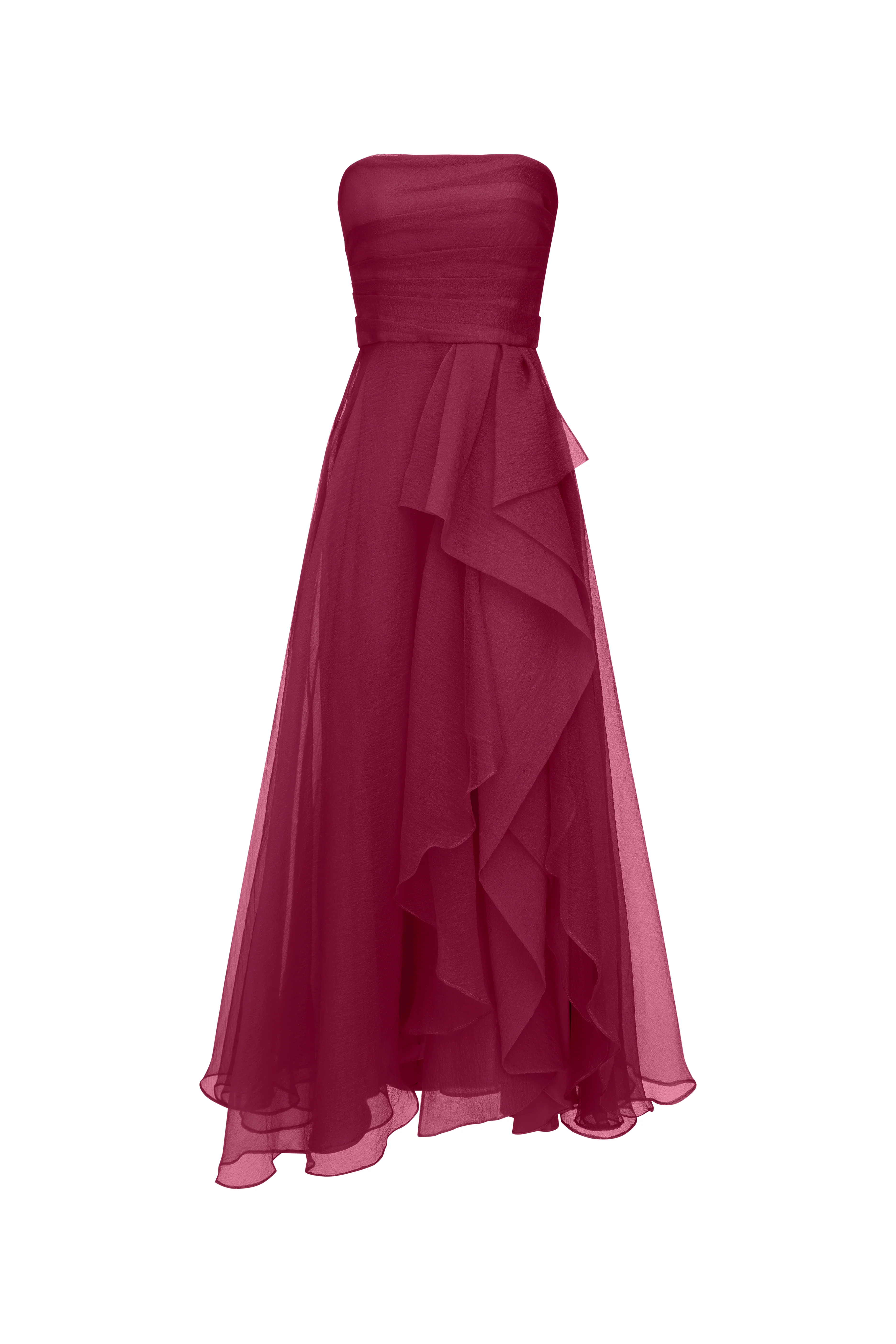 Teresa Strapless Draped Gown - Image 6
