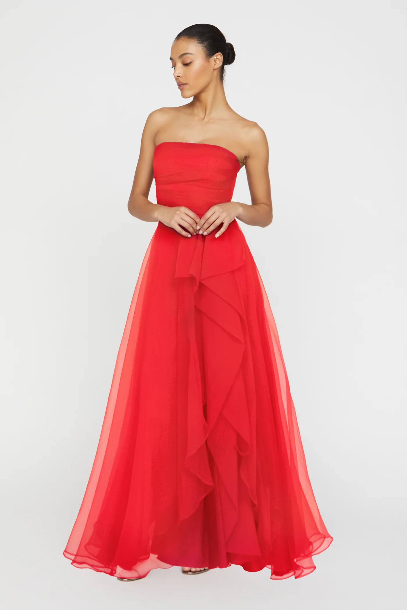 Teresa Strapless Draped Gown - Image 5