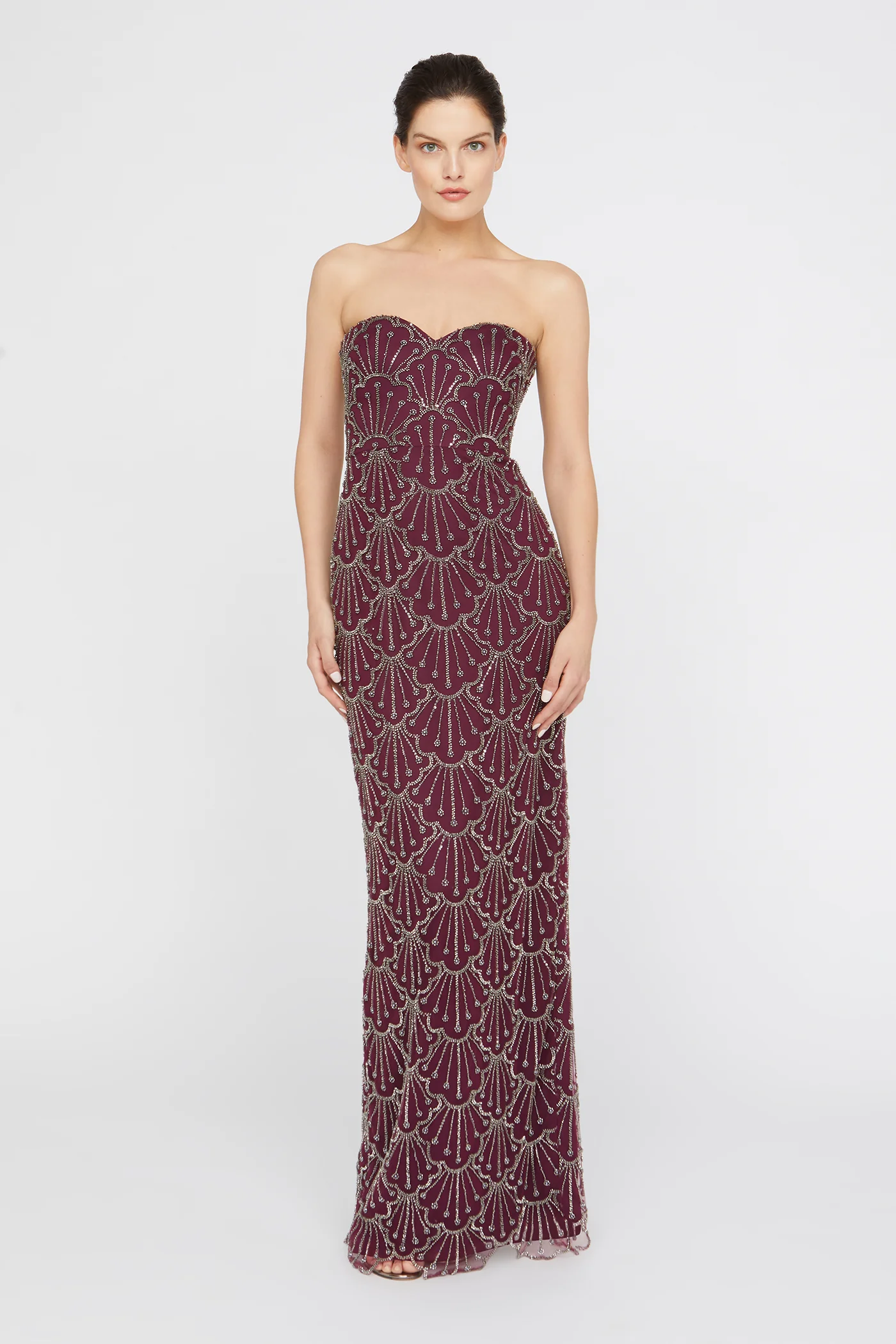 Tessa Strapless Beaded Gown - Image 5