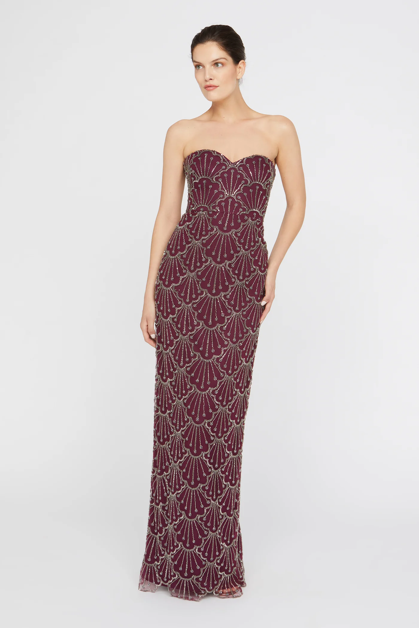 Tessa Strapless Beaded Gown - Image 6