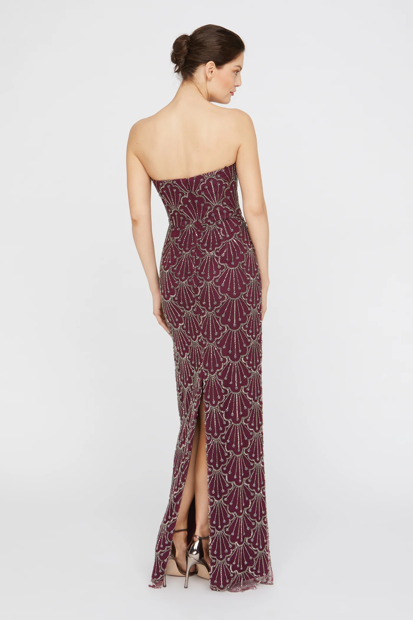 Tessa Strapless Beaded Gown - Image 8